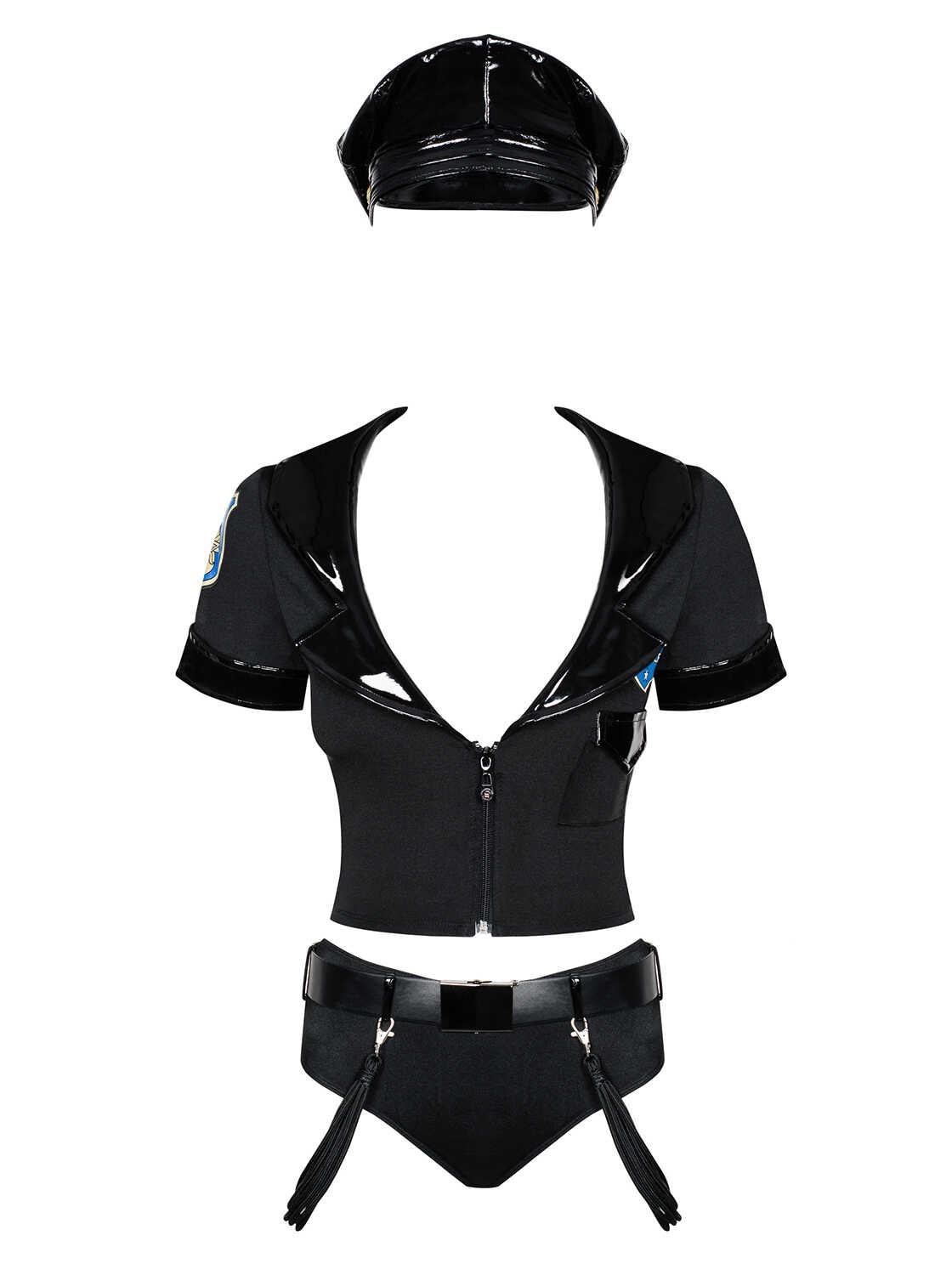 Police set Costume 6 pièces – Noir