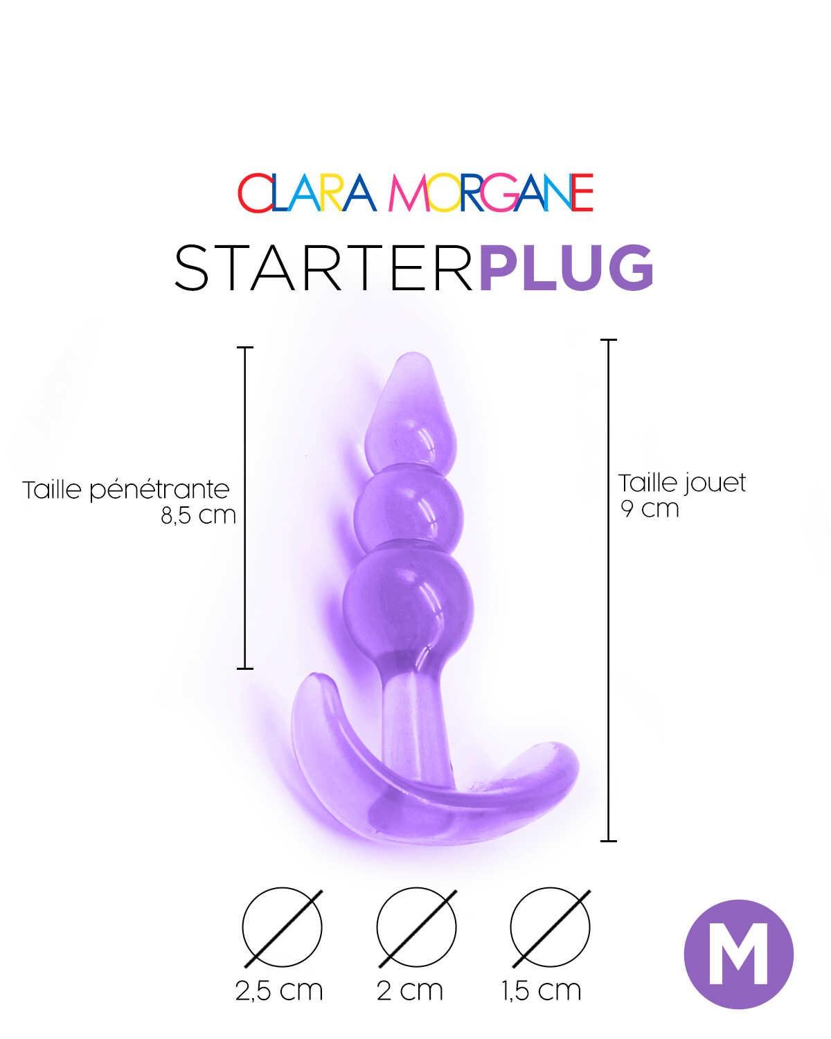 Starter plug Clara Morgane – Mauve (M)