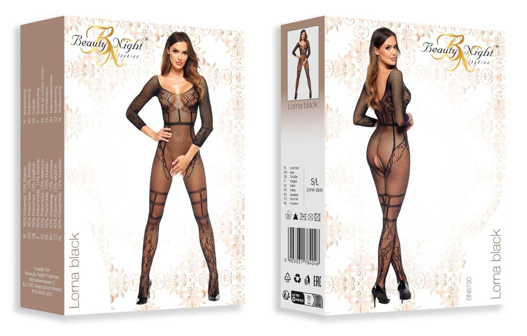Lorna bodystocking – Noir