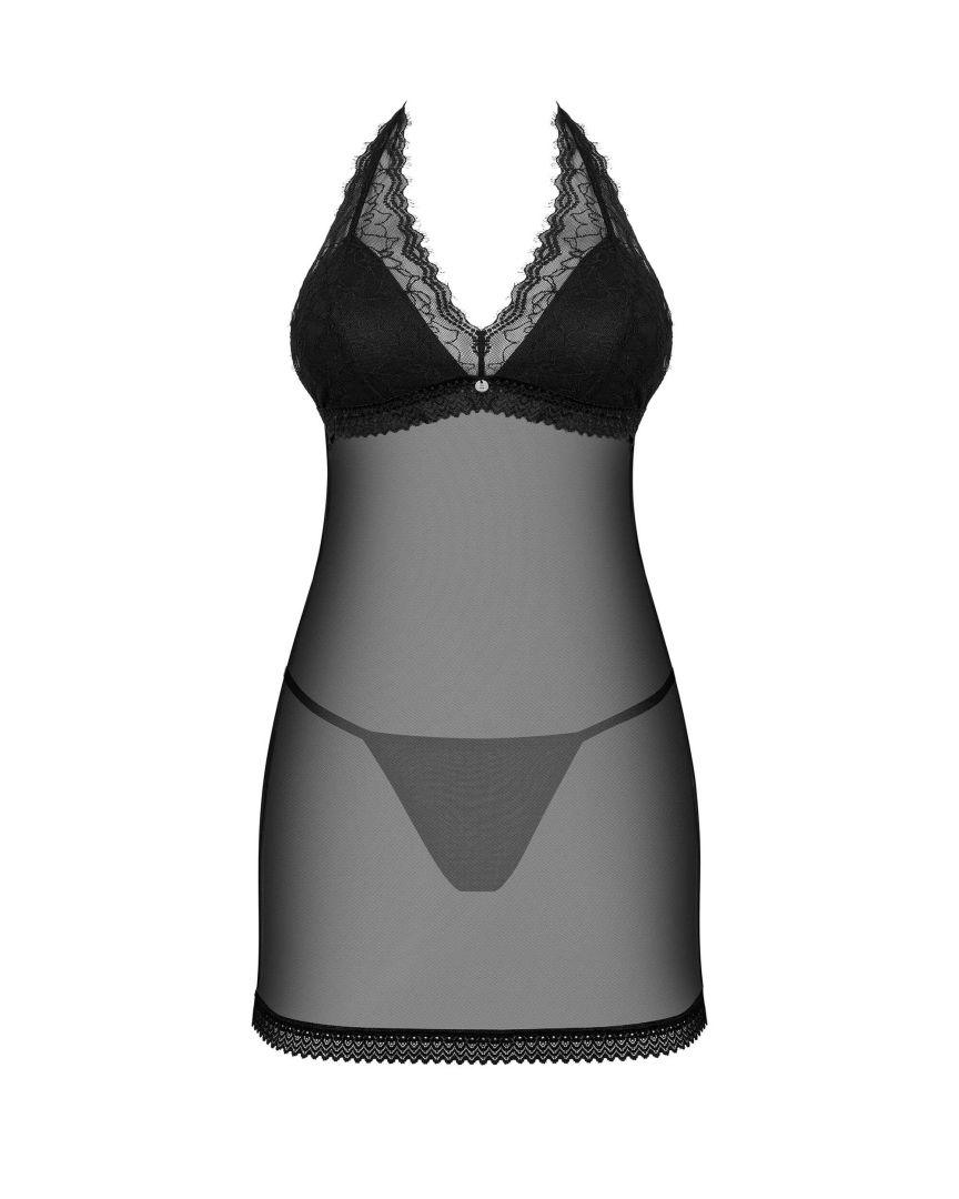 Medilla nuisette et string – Noire