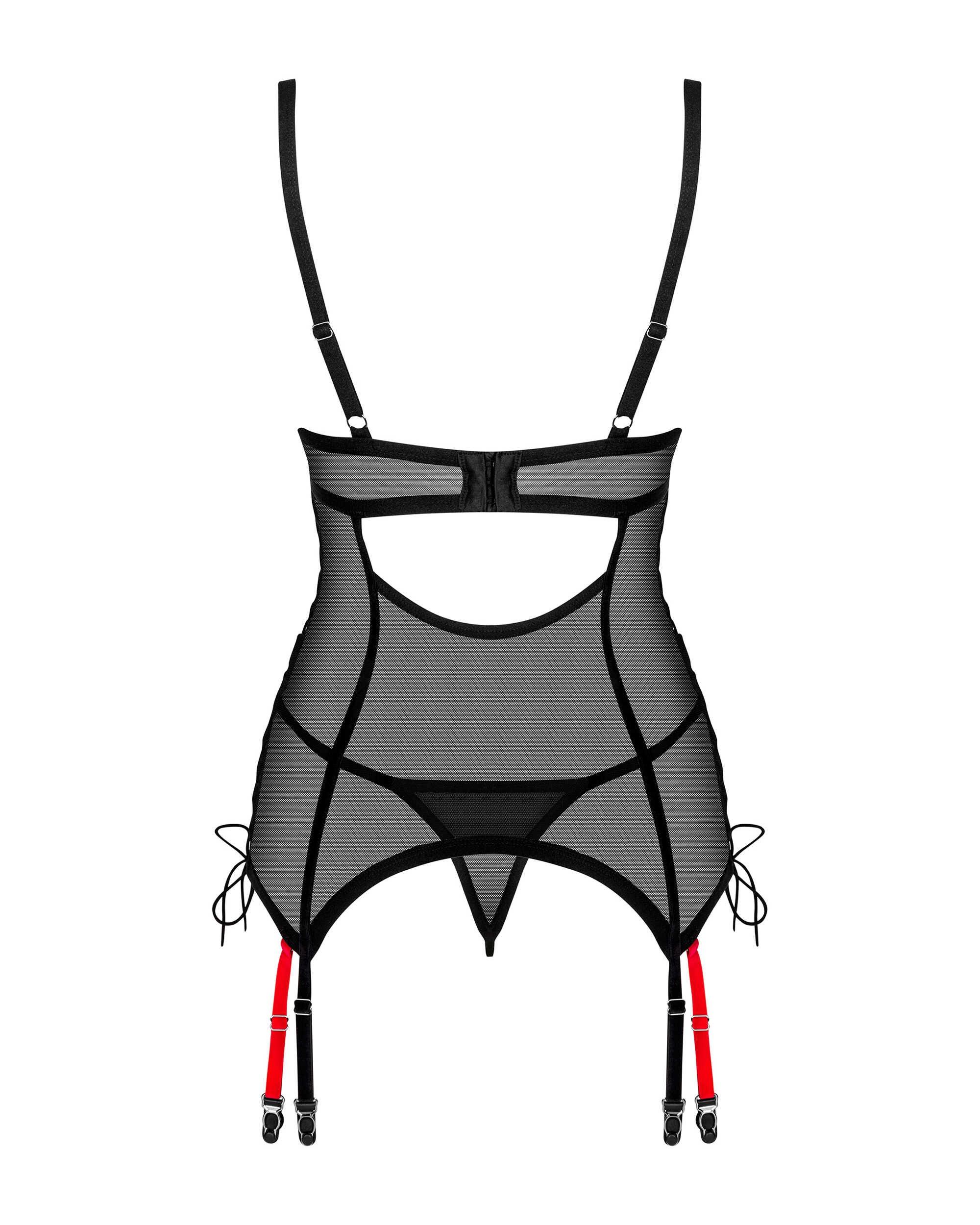 Glandez guêpière et string – Noir
