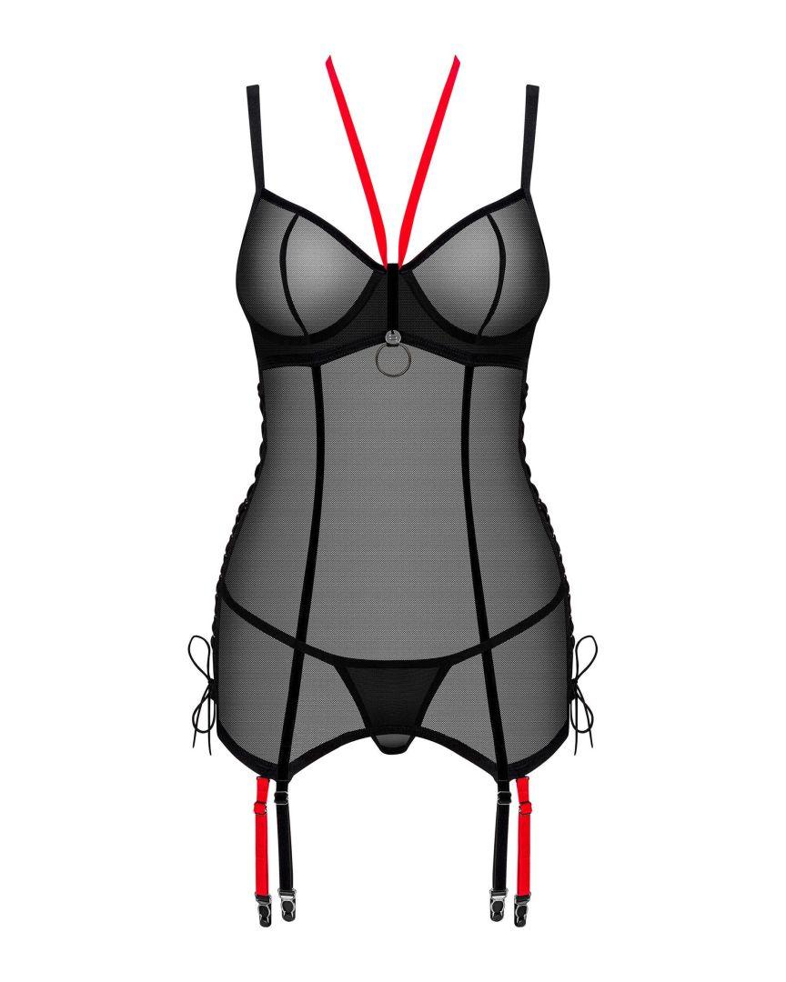 Glandez guêpière et string – Noir