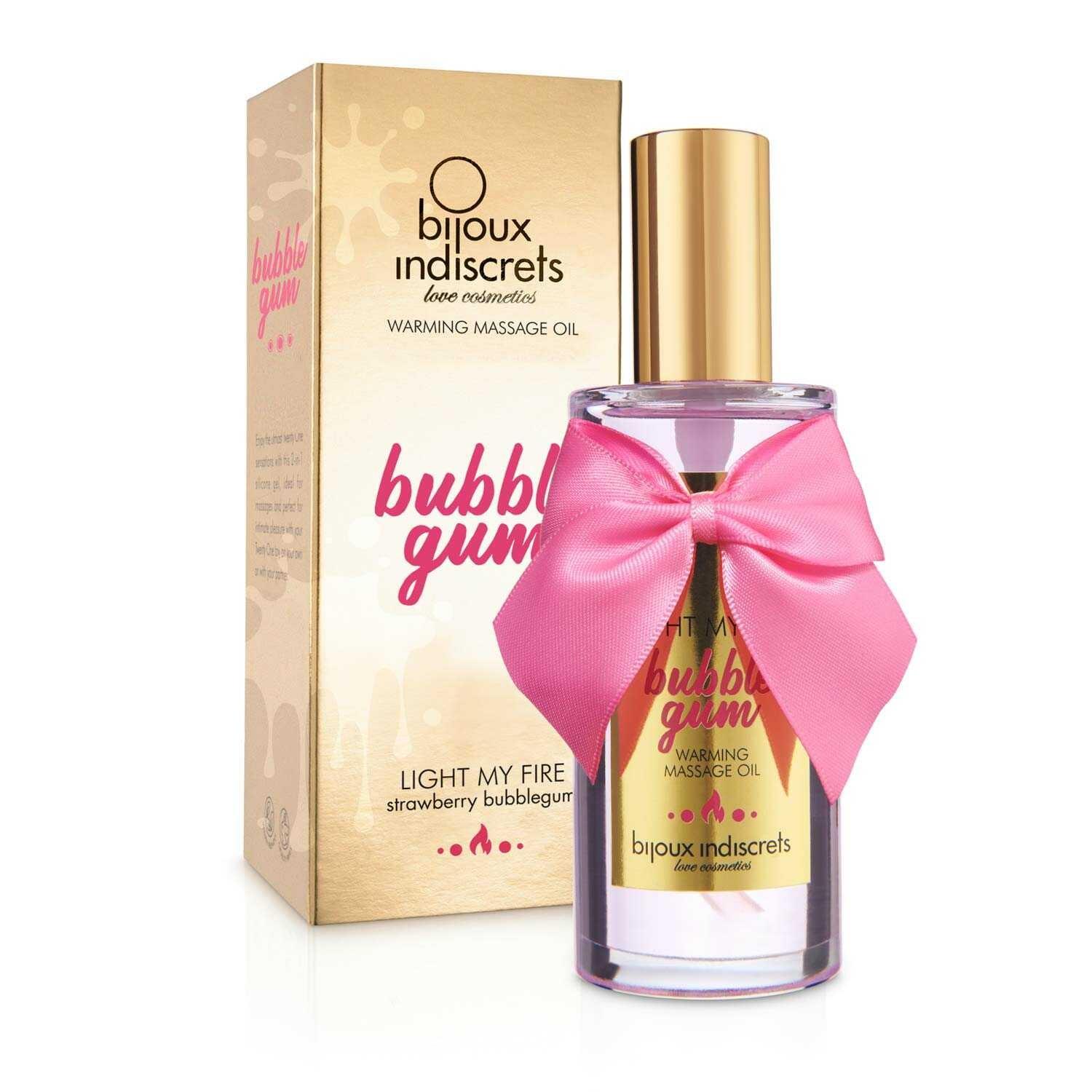 Light my fire – Bubblegum huile de massage chauffante