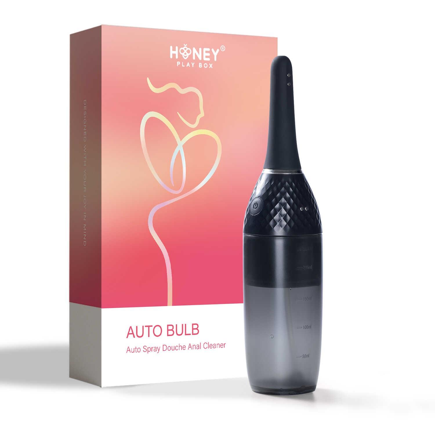 Auto Bulb – Nettoyeur anal automatique – Noir