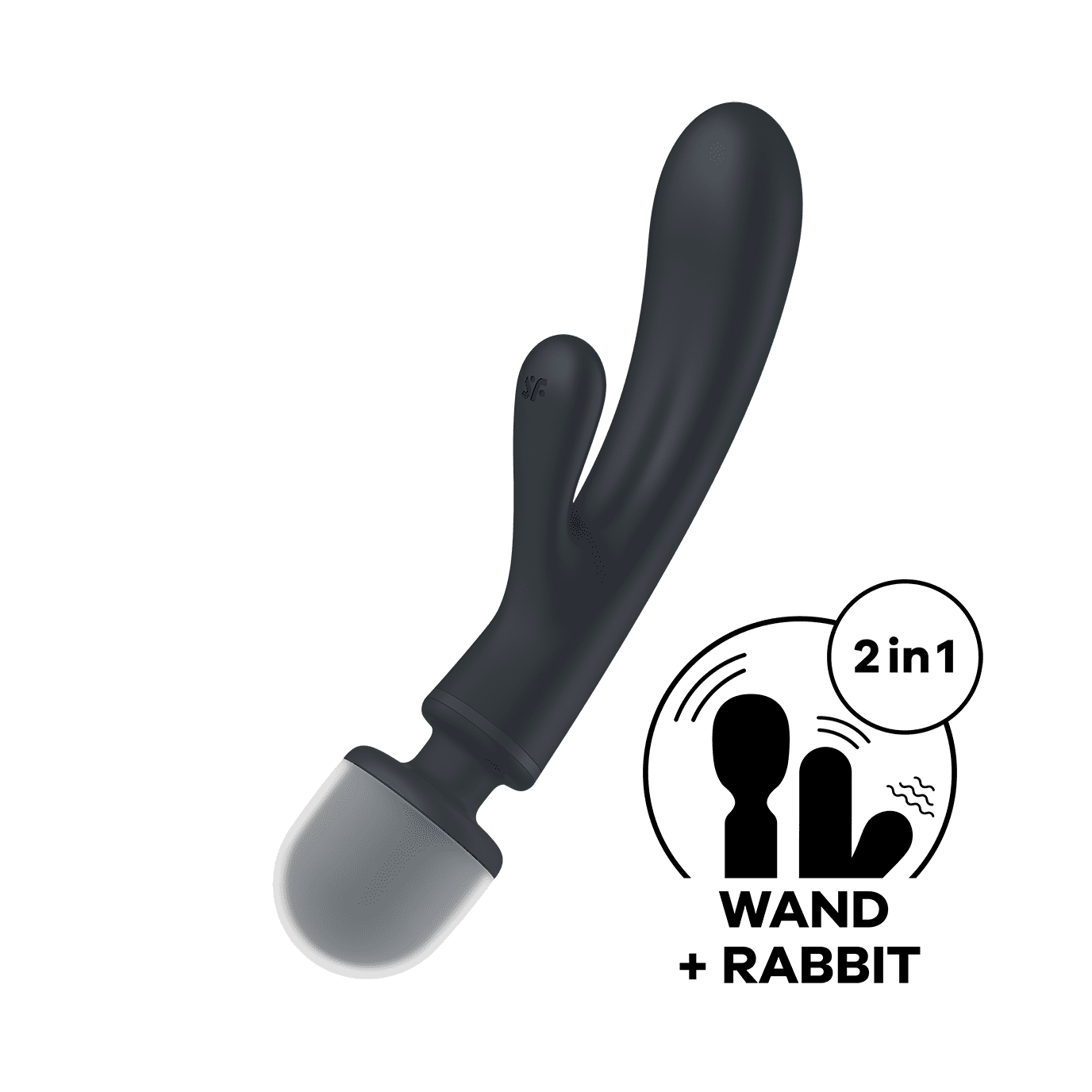 Triple lover Rabbit et Wand Satisfyer – Noir