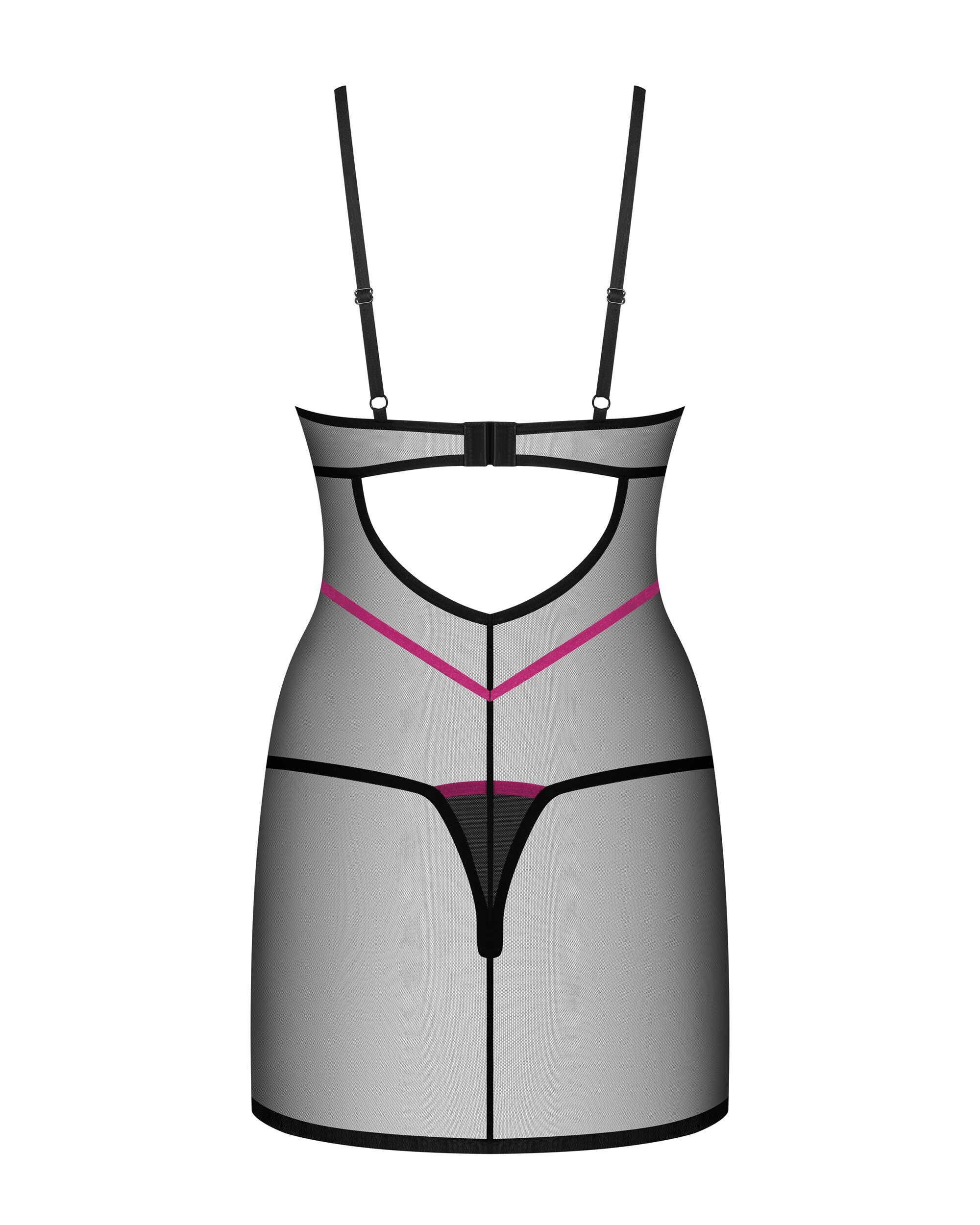 Novenes nuisette et string – Noir
