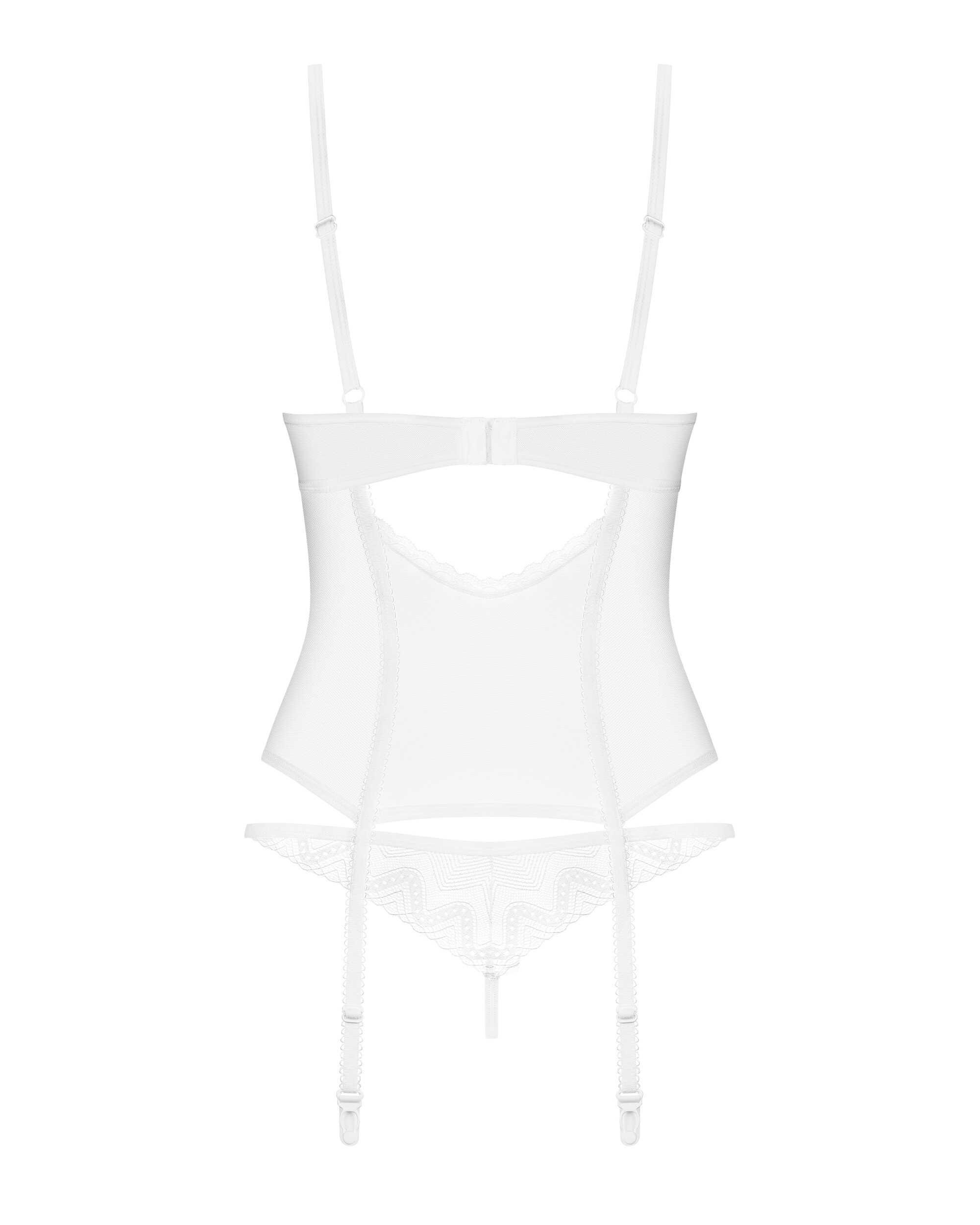 Alissium corset et string – Blancs
