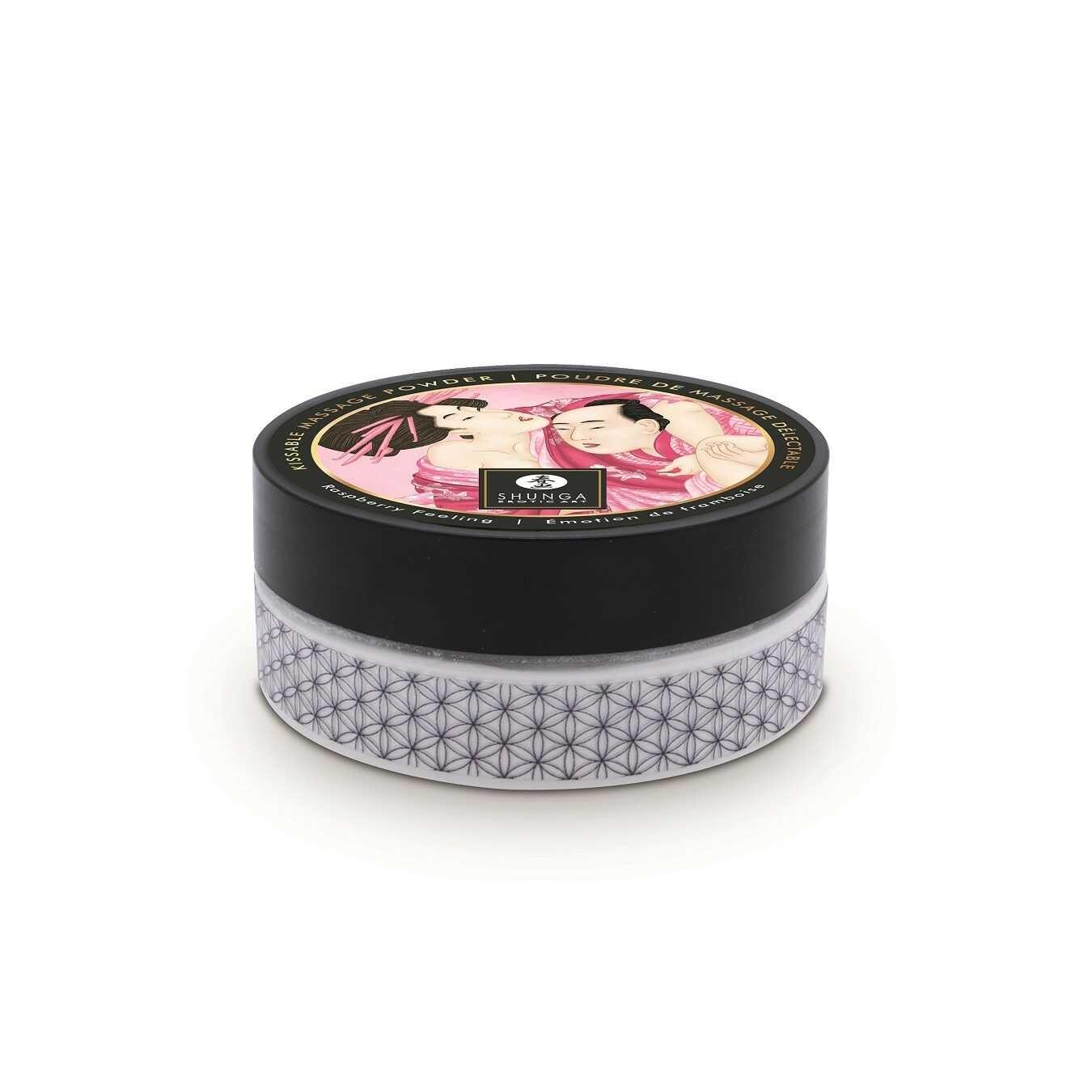 Poudre de massage délectable – Emotion de framboise