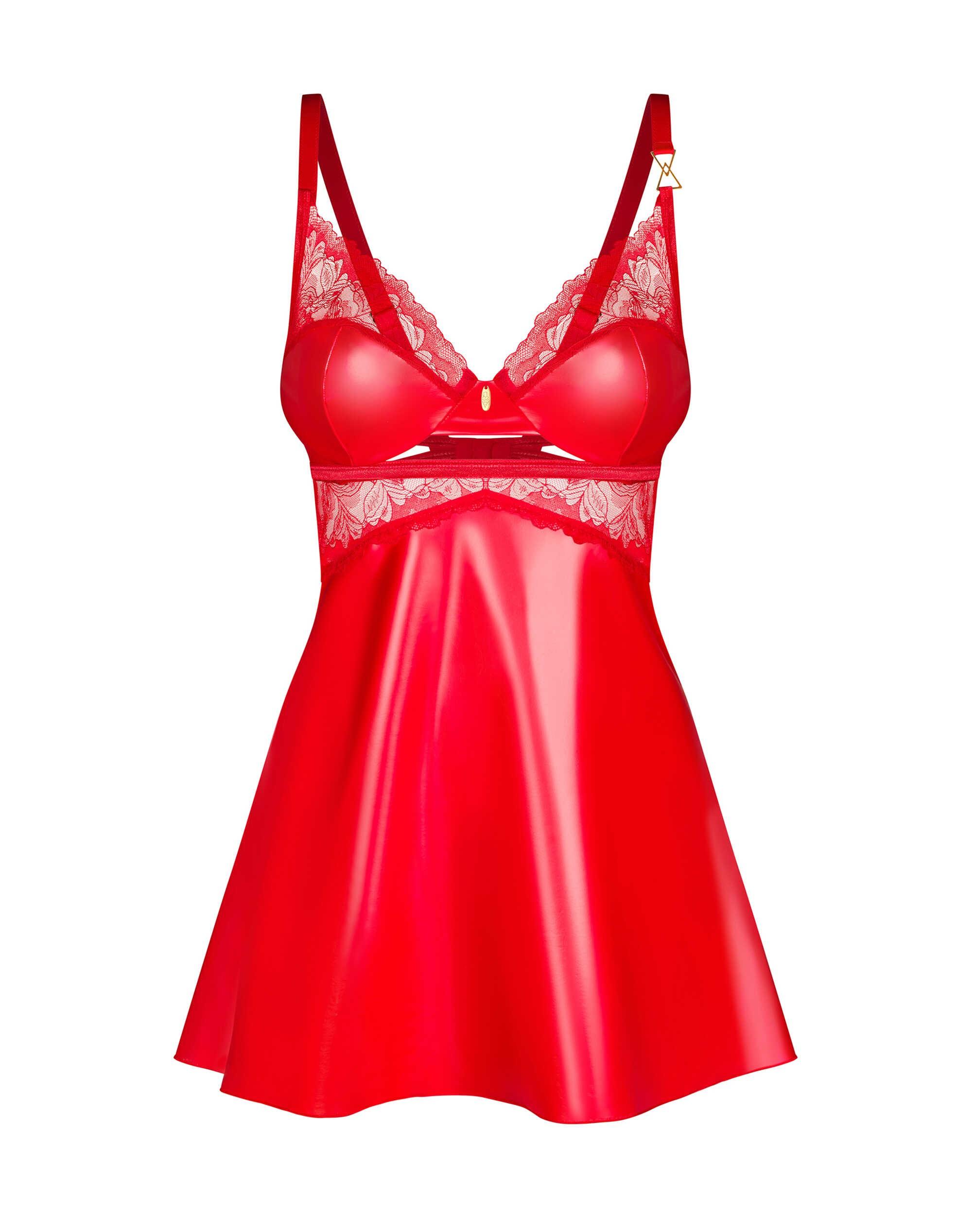 Aliosa nuisette et string – Rouges