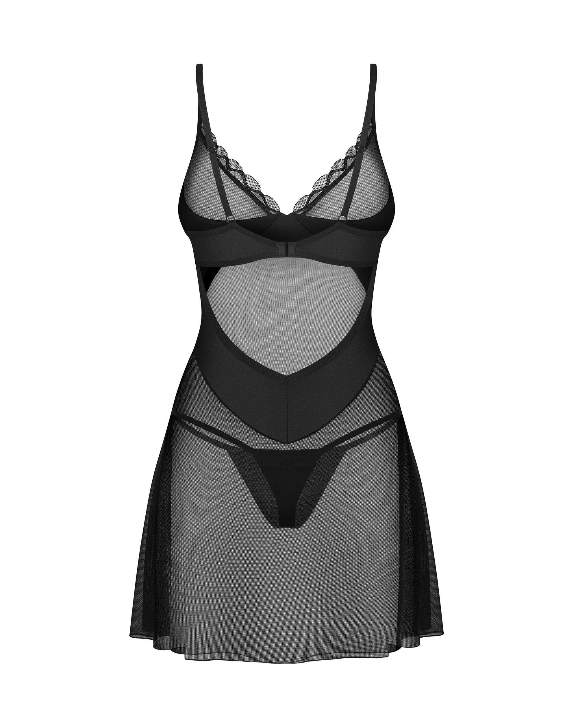 Stelisa nuisette et string – Noirs