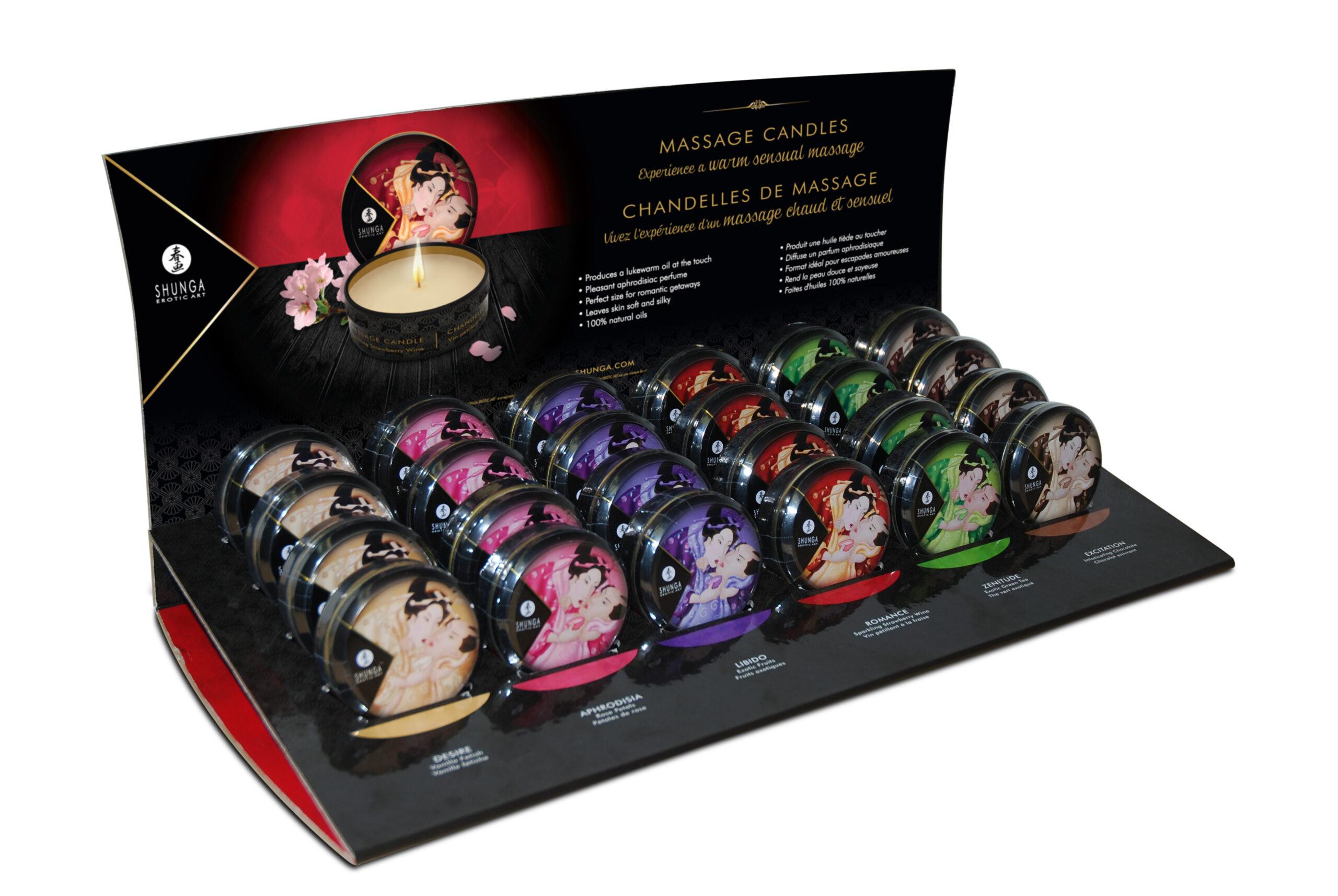 Présentoire mini bougies de massage - 24 unités – Image 3