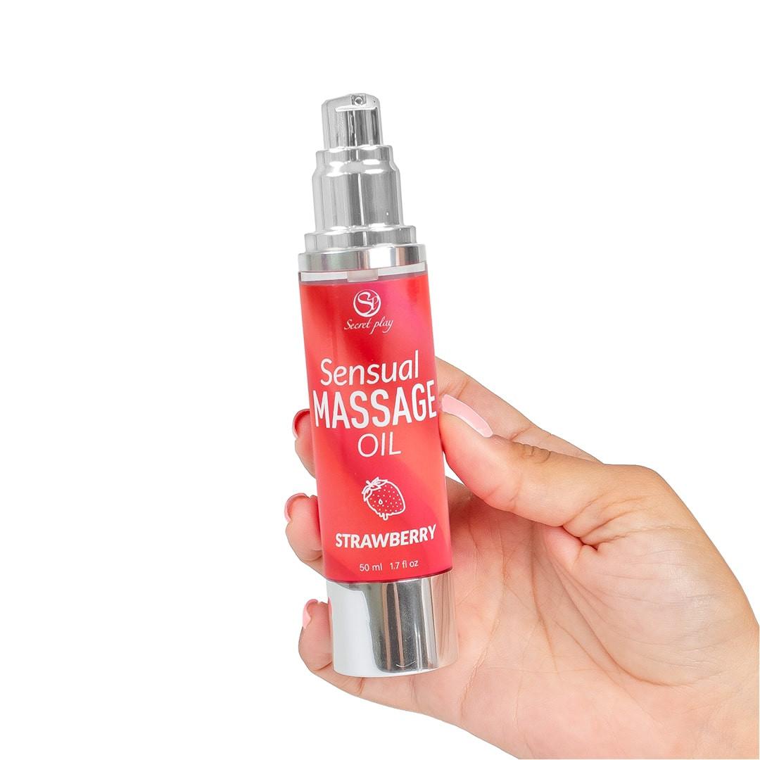 Huile de massage fraise 50 ml