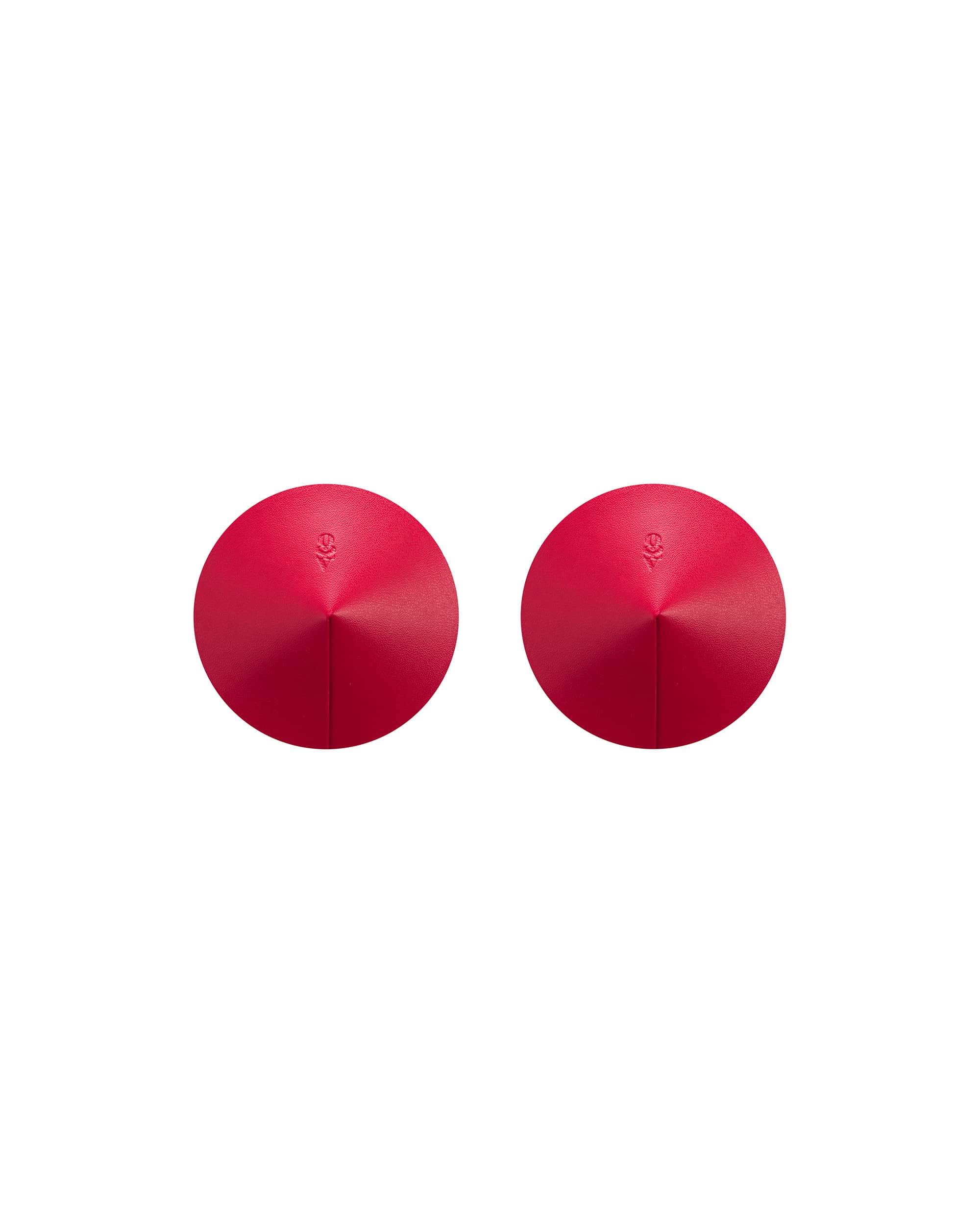 Sublimie paire de cache-tétons rouges PREMIUM