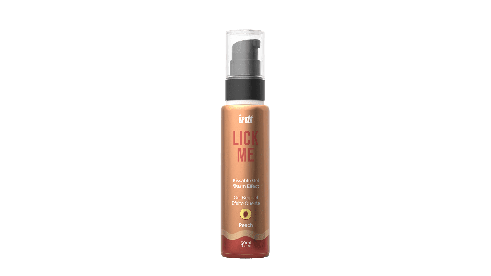 Lick me Pêche – Gel chauffant et embrassable