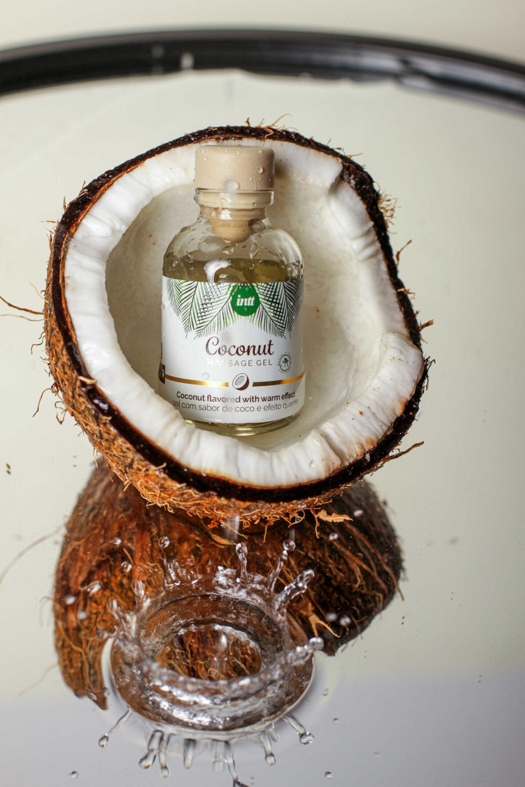 Vegan Massage gel noix de coco – Gel embrassable