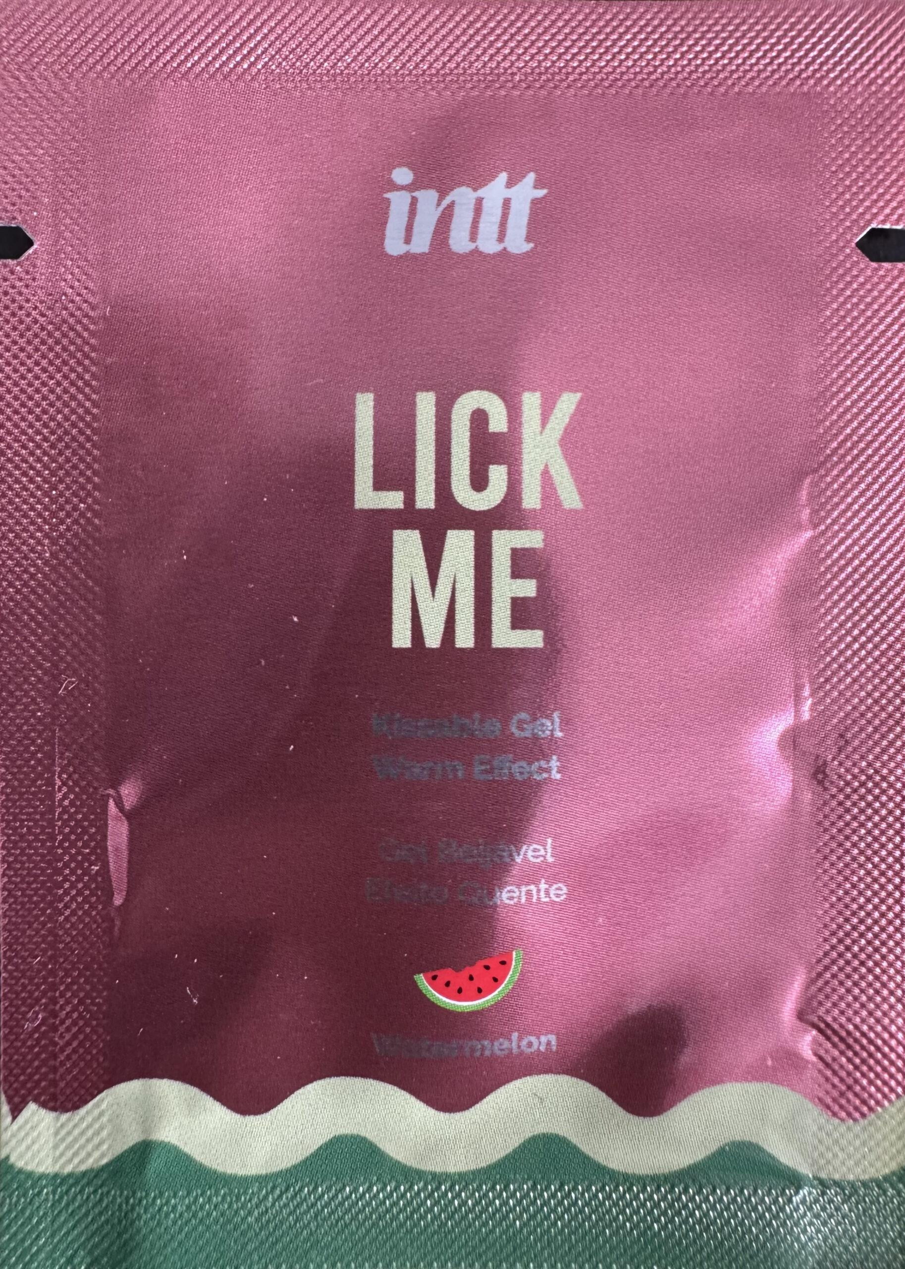 Echantillon Lick me Pastèque – Gel chauffant et embrassable 2ml