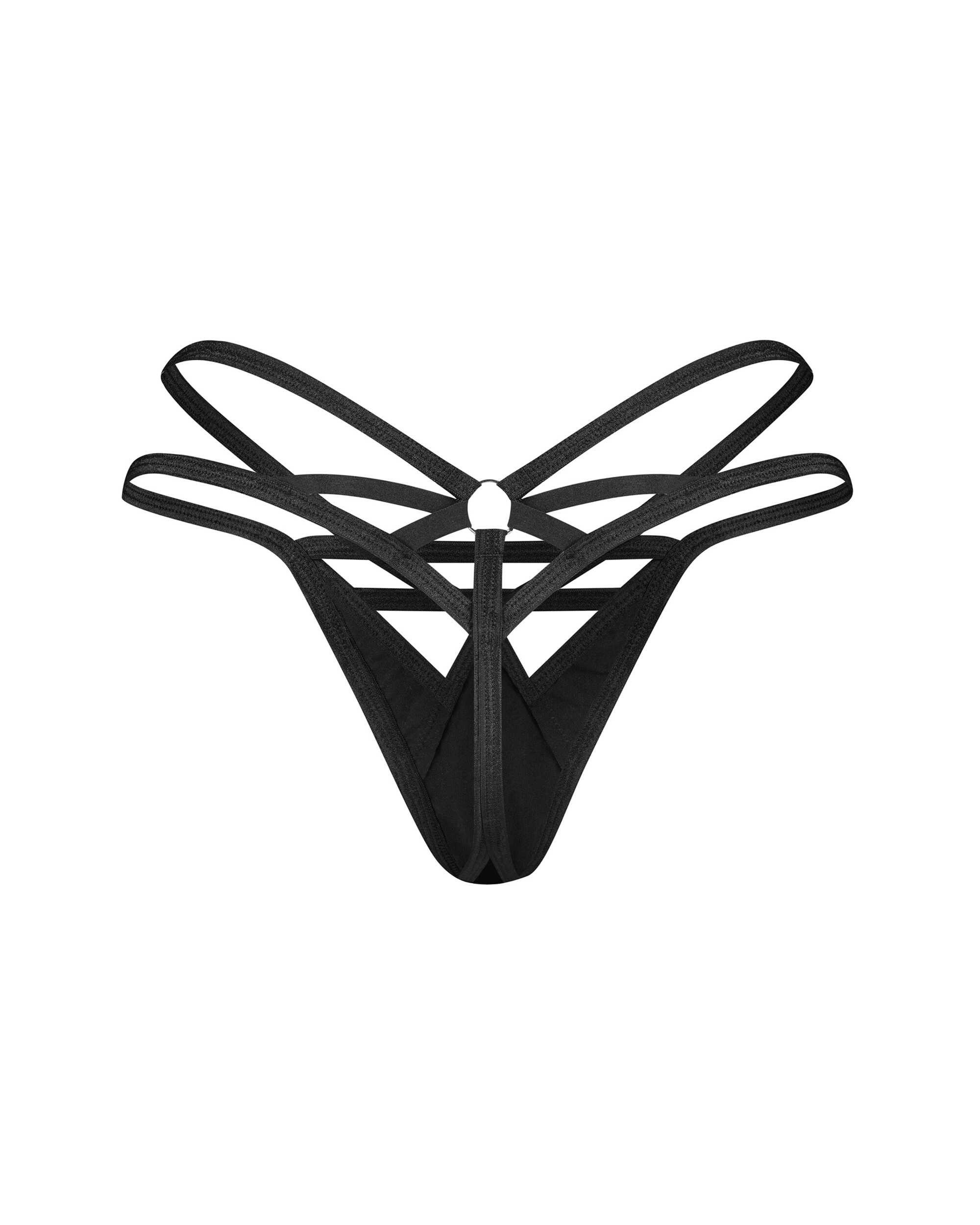 Keira Lise string noir – Image 4