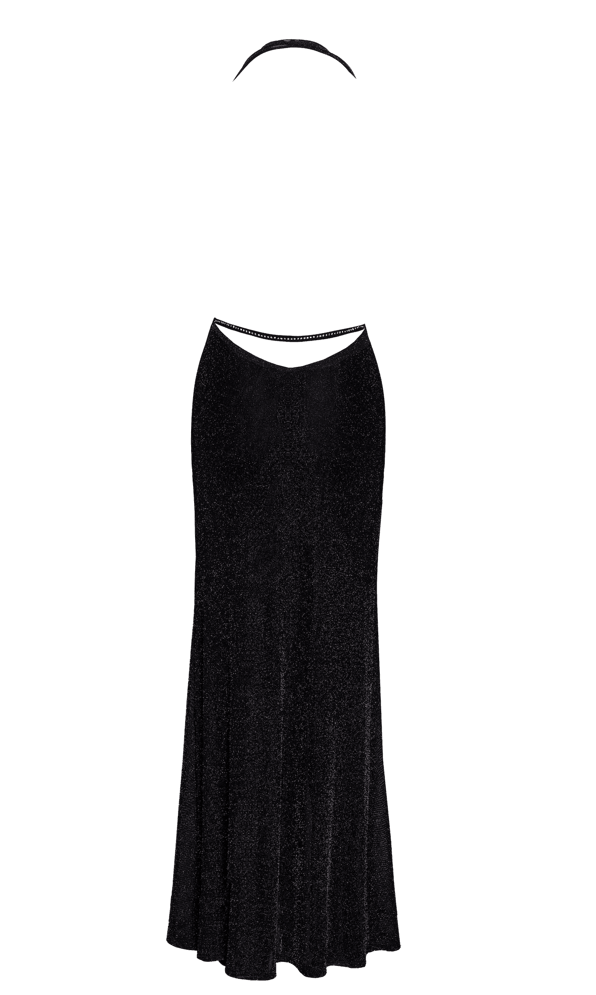 F373 Onyx Robe longue liquide – Image 8