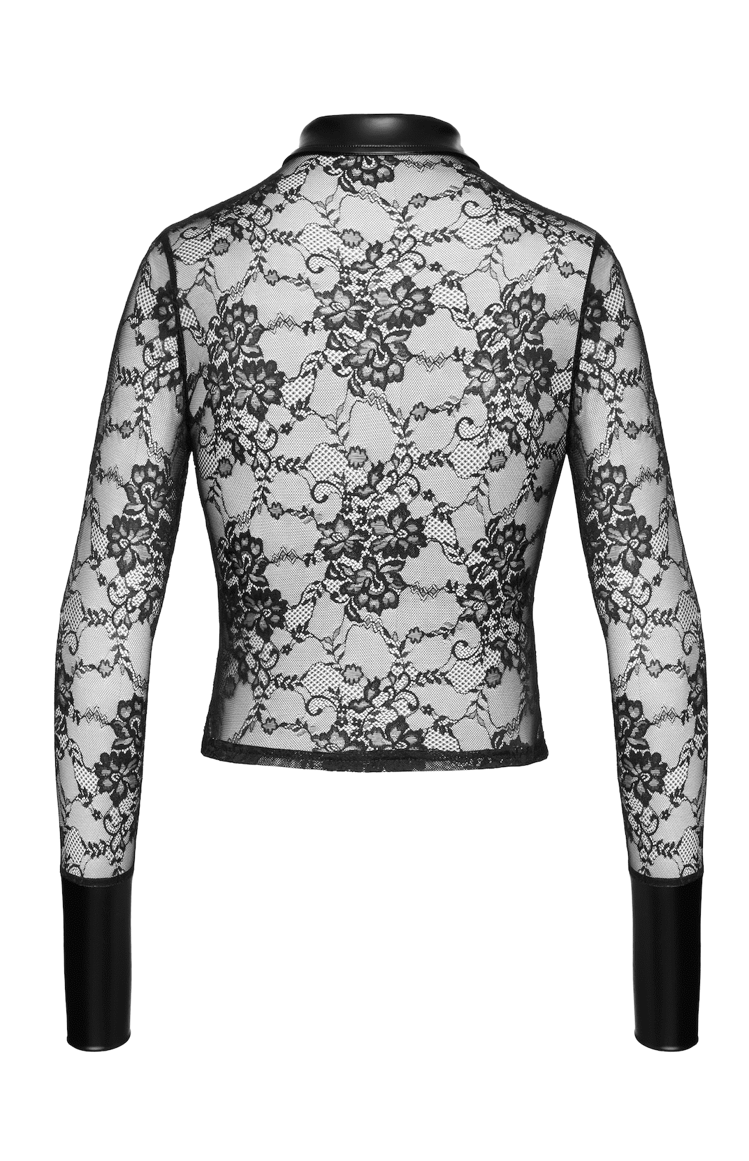 F377 Noirelle Chemise en dentelle boutonnée – Image 7