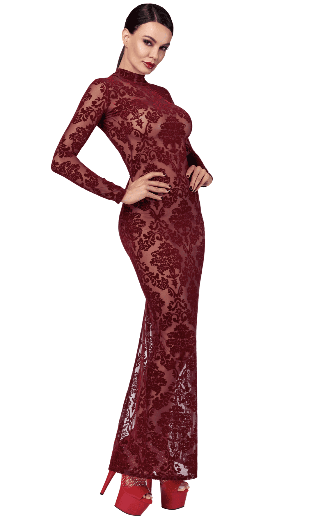 F383 Kink Royal longue robe – Image 3