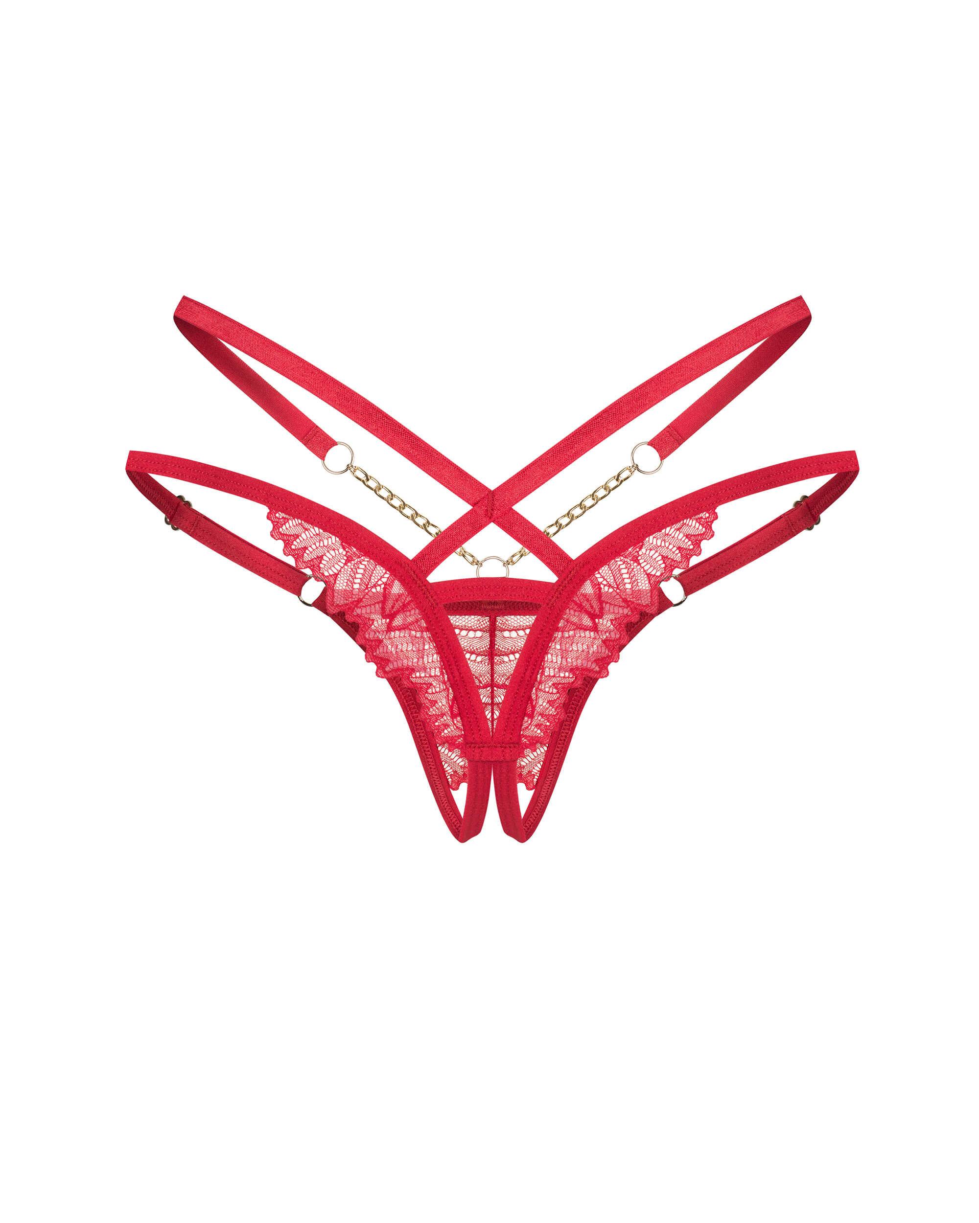 Matildea string ouvert Rouge – Image 6