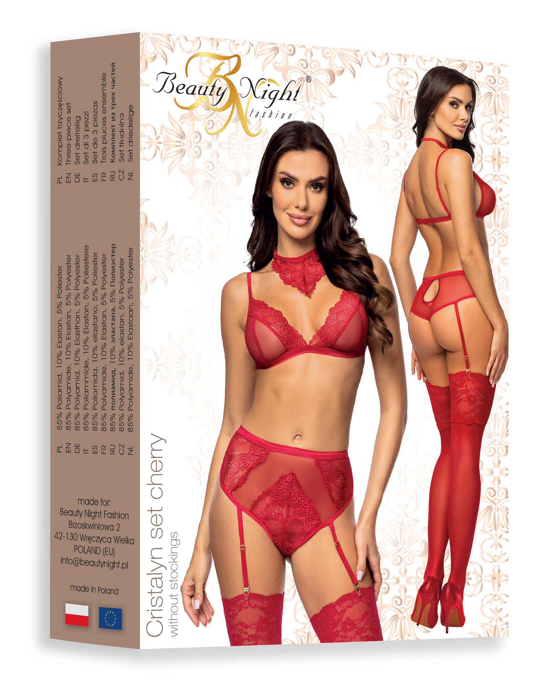 Cristalyn ensemble lingerie – Cherry
