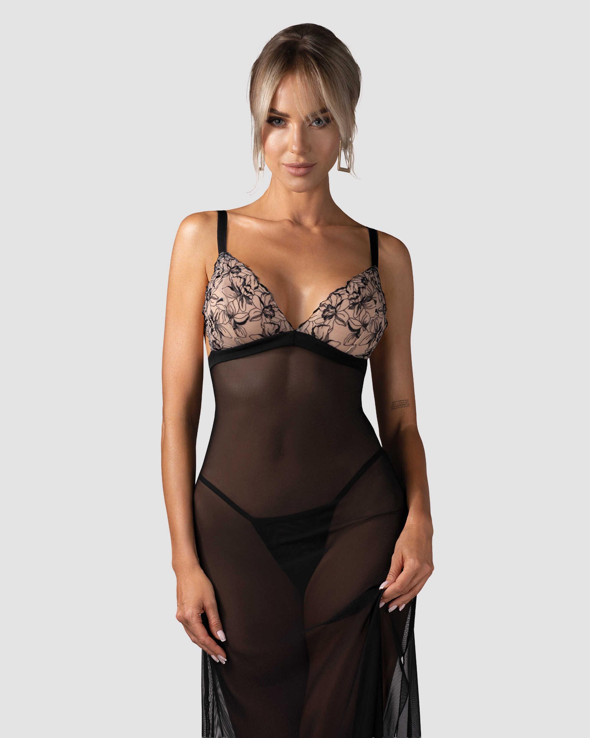 Vila blanes nuisette longue - Noire – Image 18