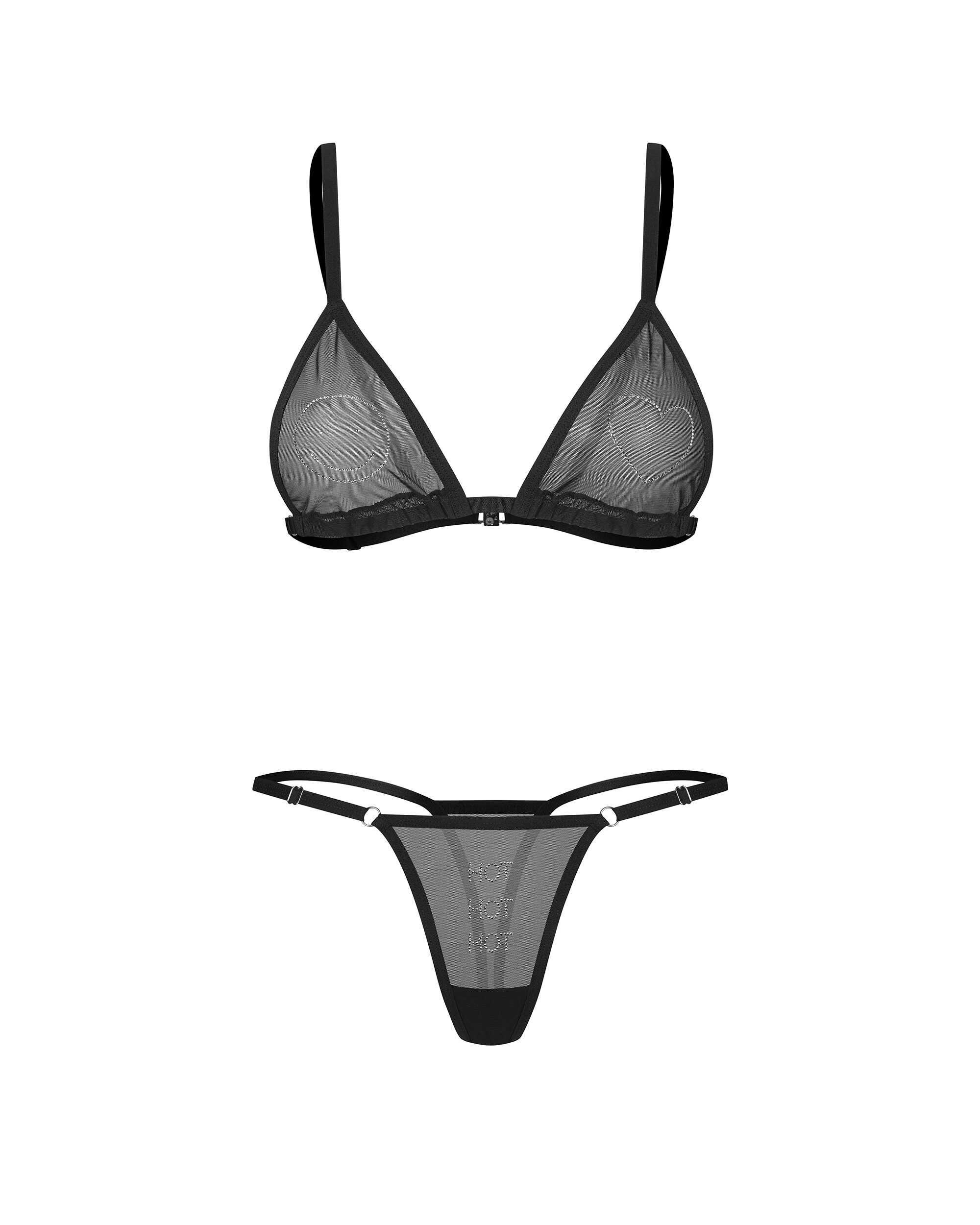 Wet Me ensemble 2 pièces - Noir – Image 9