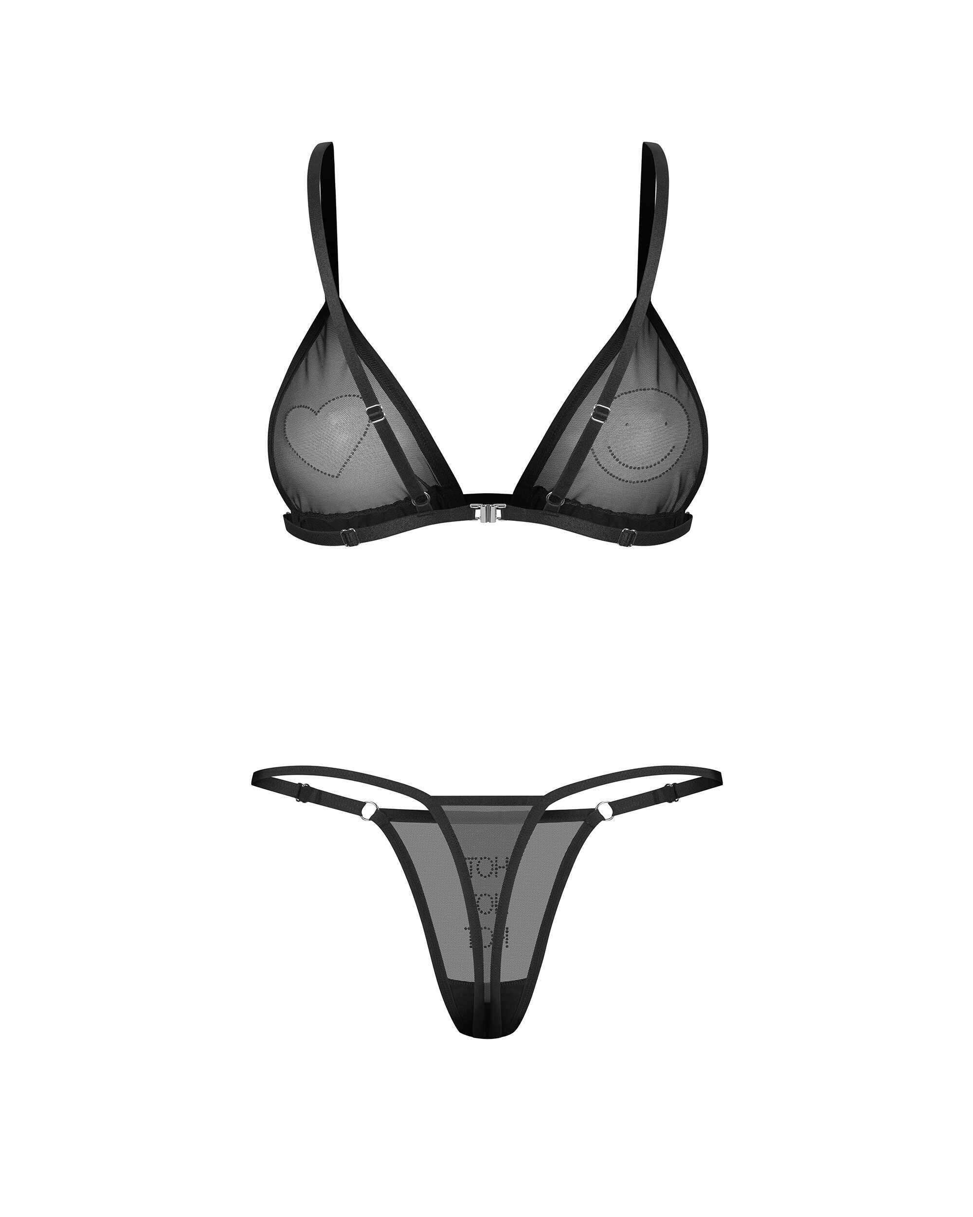 Wet Me ensemble 2 pièces - Noir – Image 8