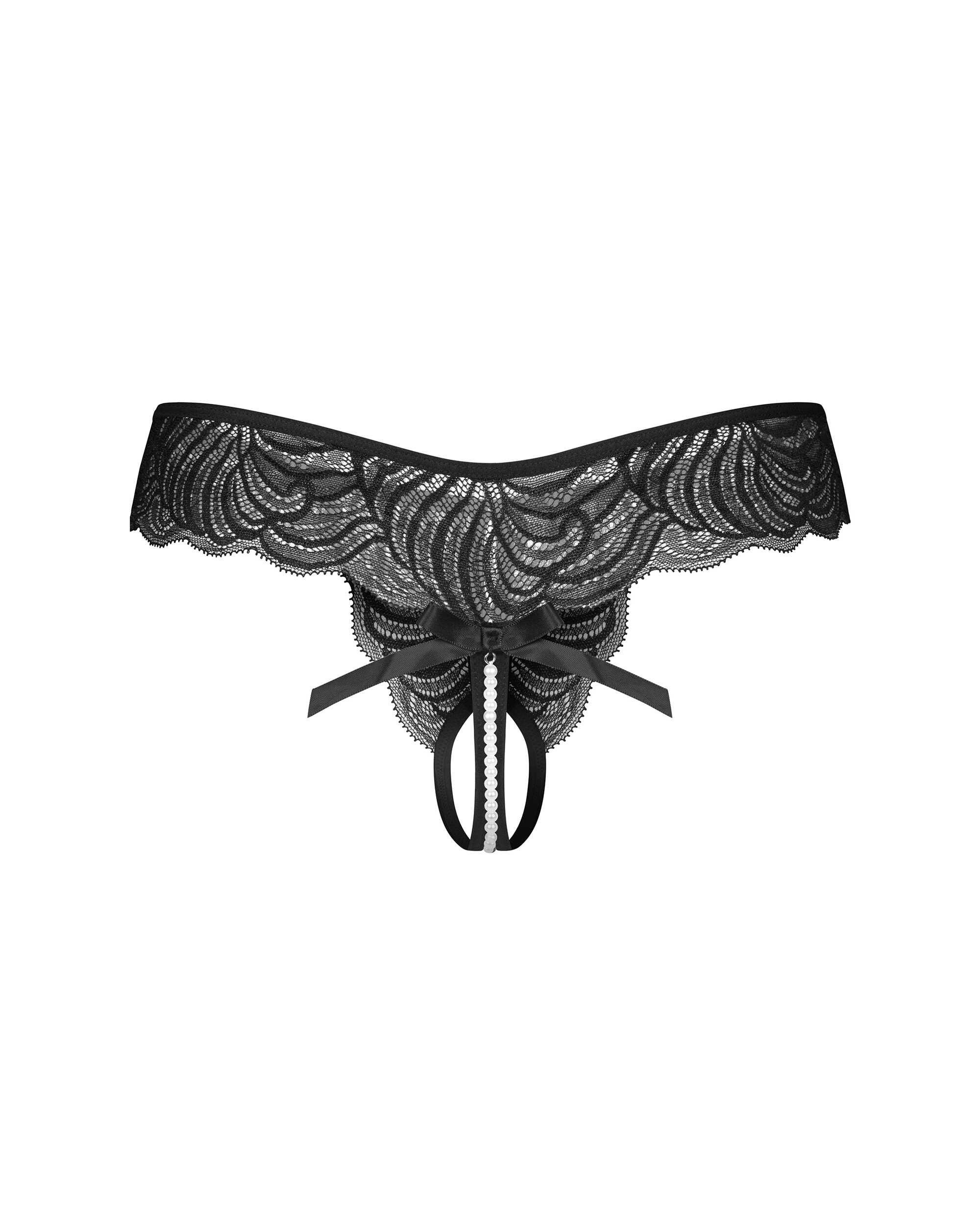 Trinise string ouvert noir – Image 9