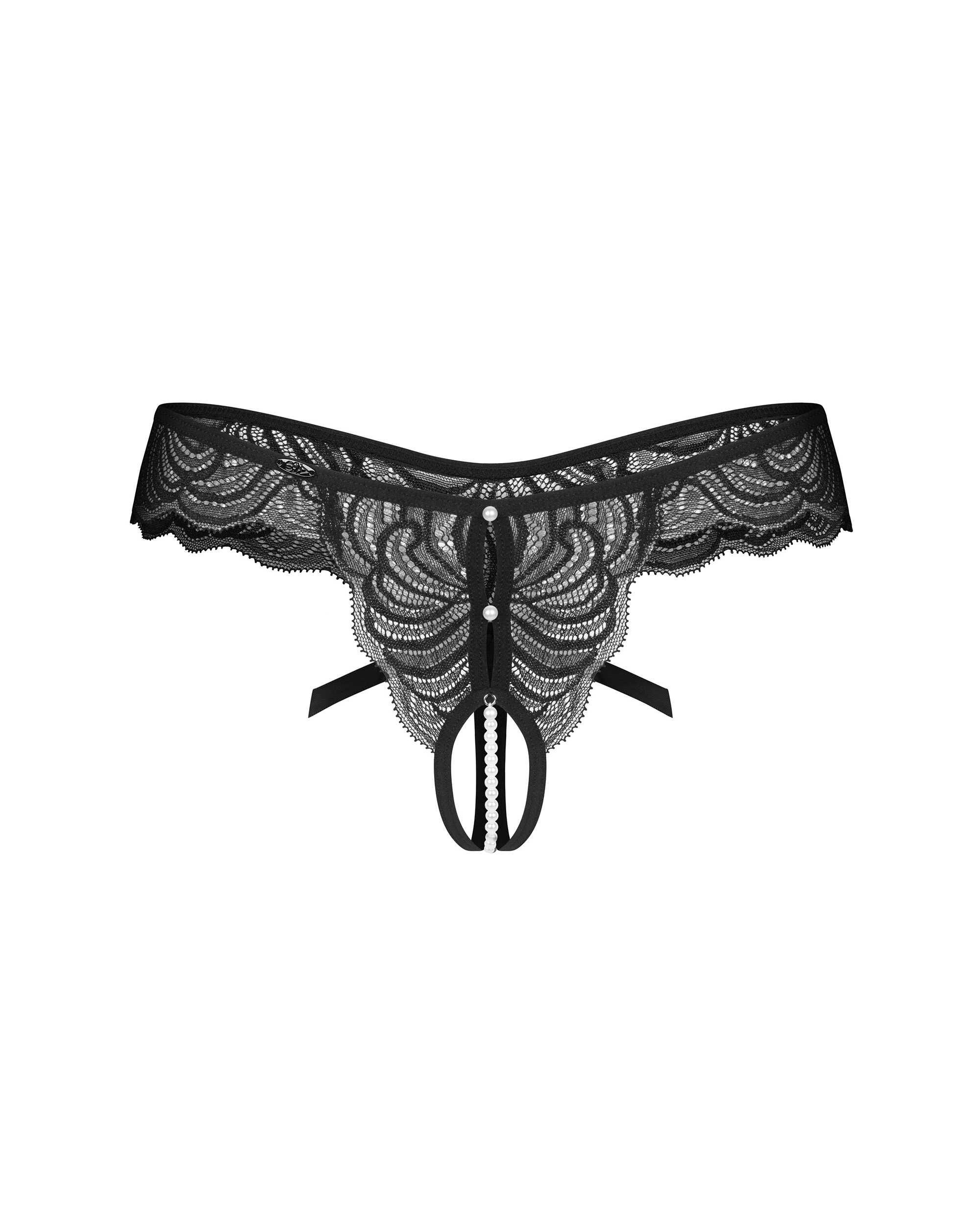 Trinise string ouvert noir – Image 8