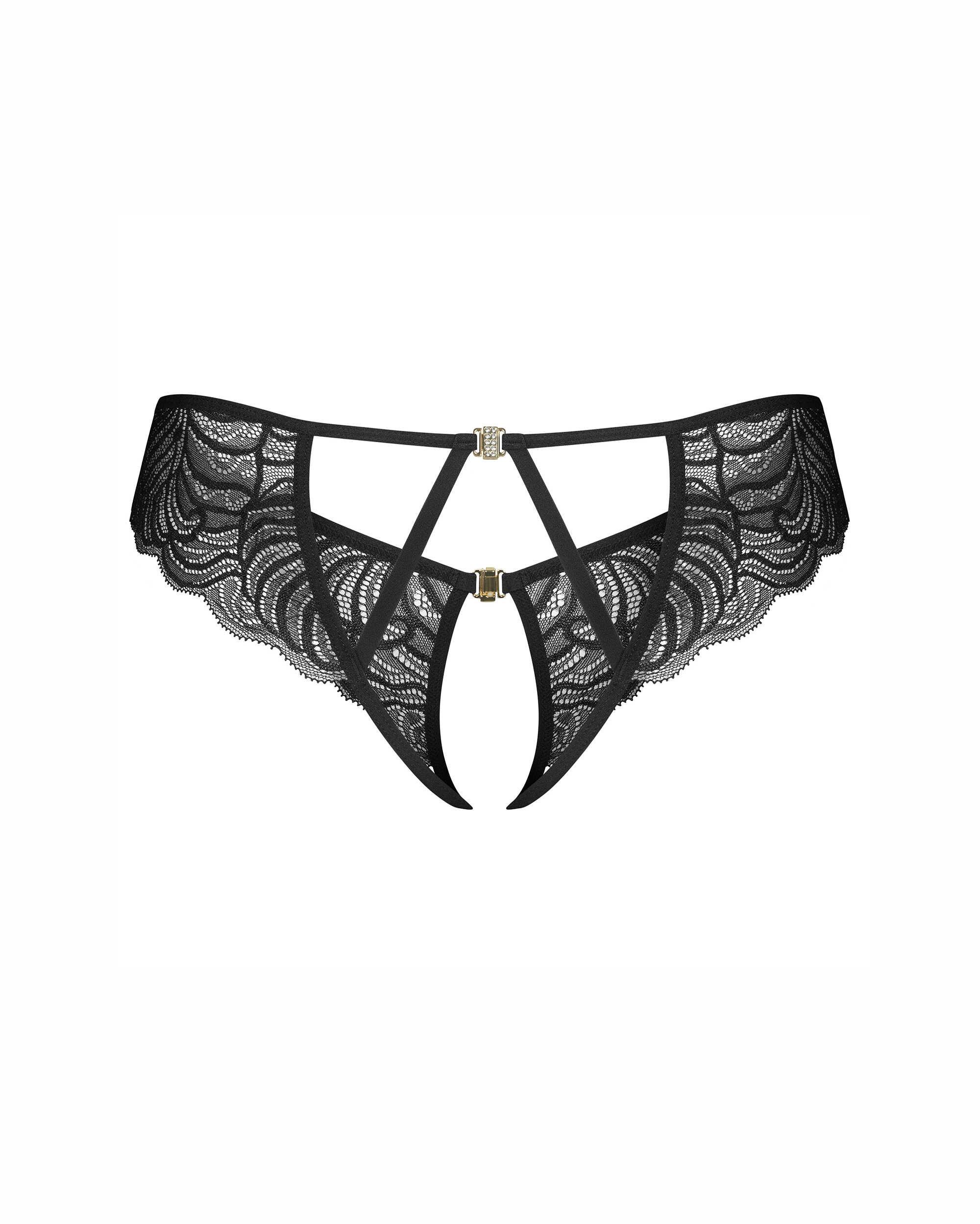 Divienne string ouvert noir – Image 9