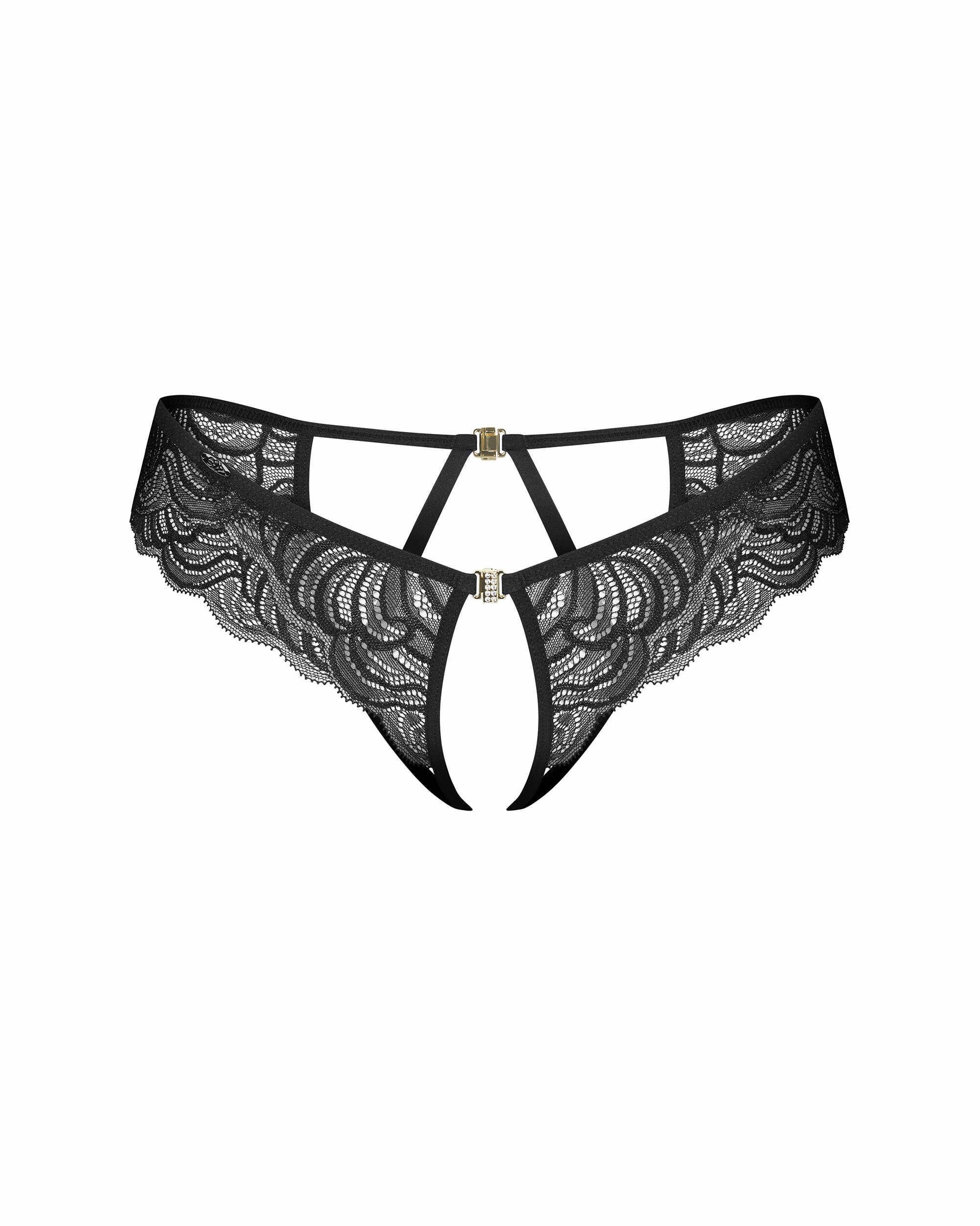 Divienne string ouvert noir – Image 8