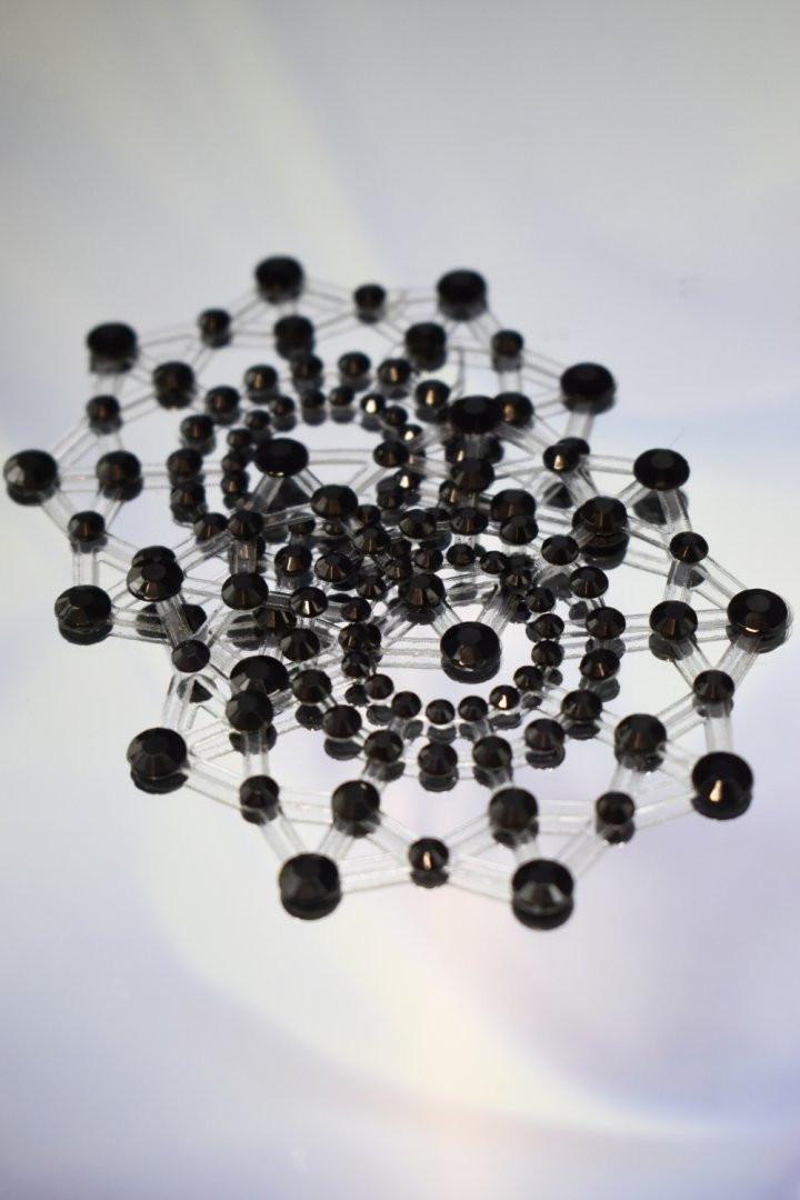 Paire de cache tétons adhésifs strass noir