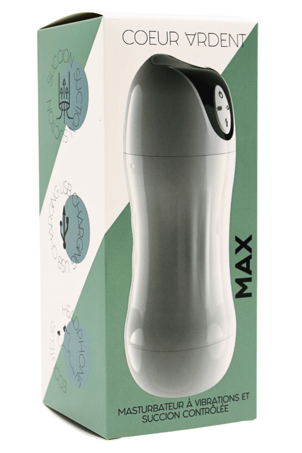 MAX – Masturbateur à Vibrations Succion Contrôlée USB