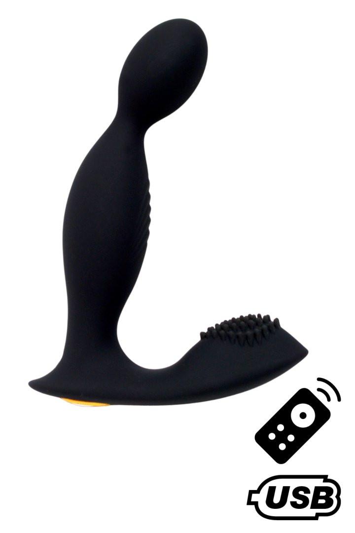ELIOT, Stimulateur de prostate USB, avec télécommande, en silicone médical