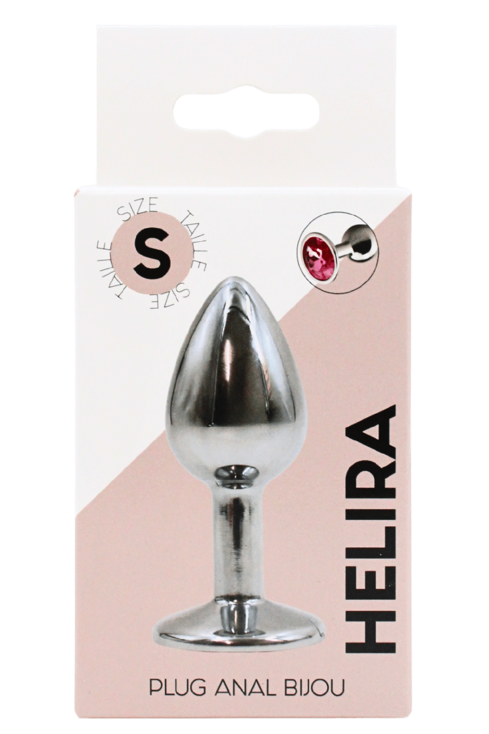 Plug bijou en aluminium bijou rose Small HELIRA