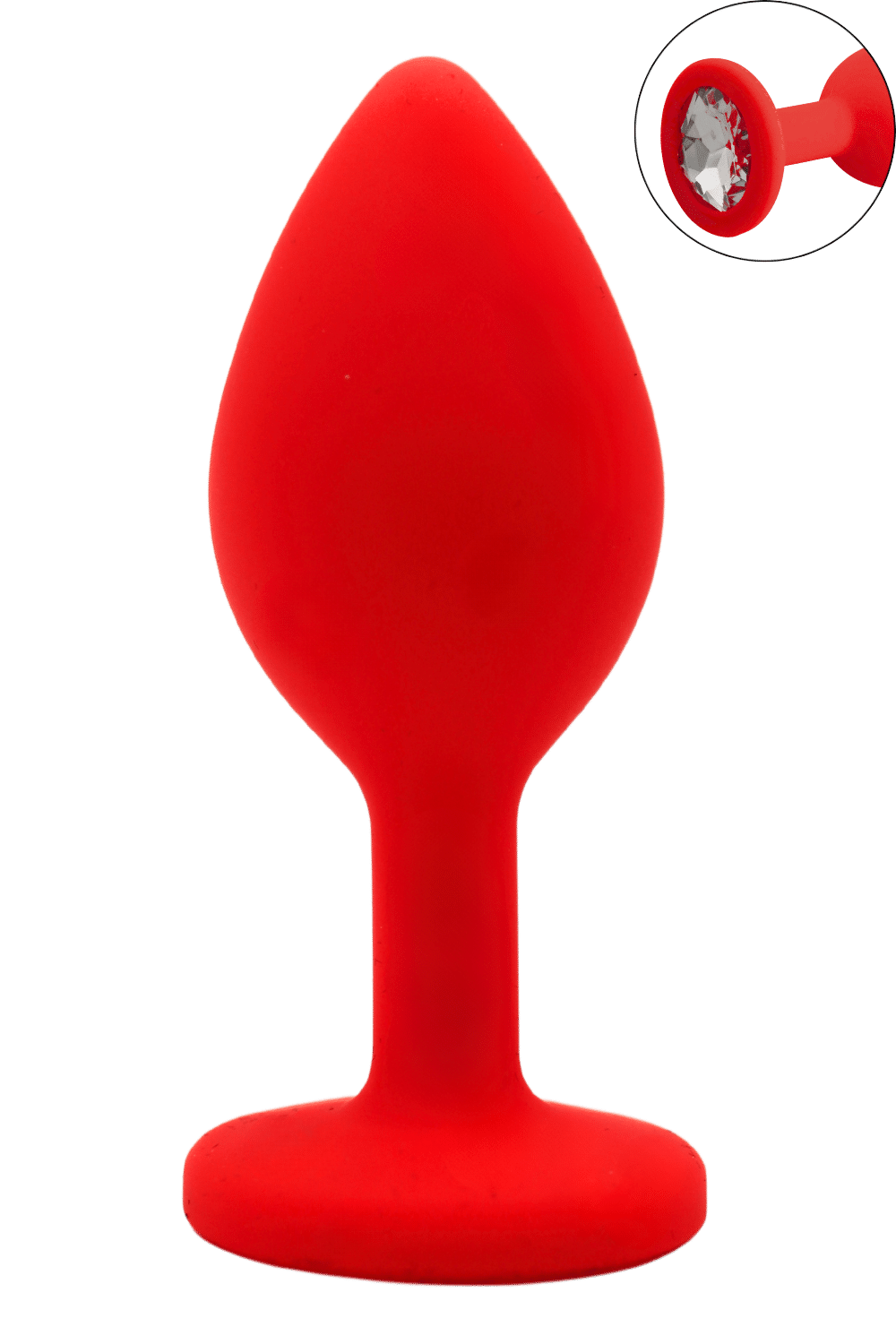 Plug rouge bijou cristal Small CHERRY