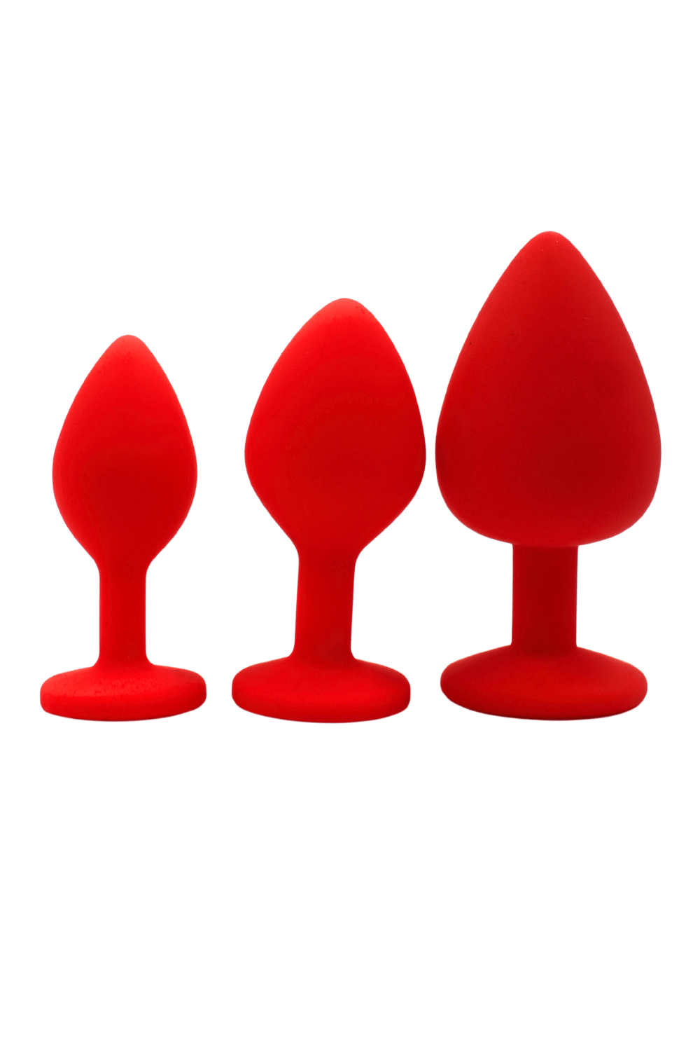 Plug rouge bijou cristal Large CHERRY