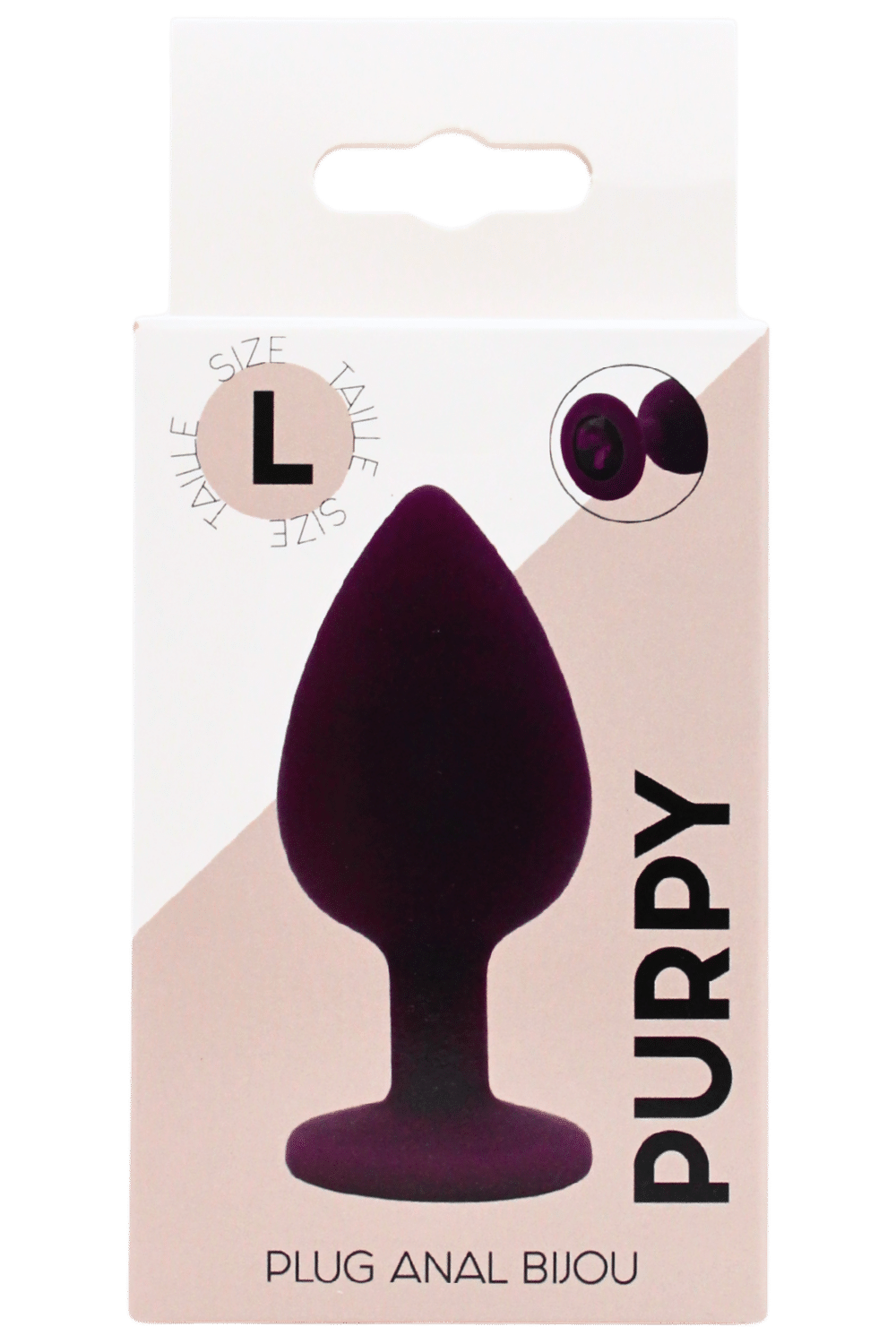 Plug bijou violet Large PURPY