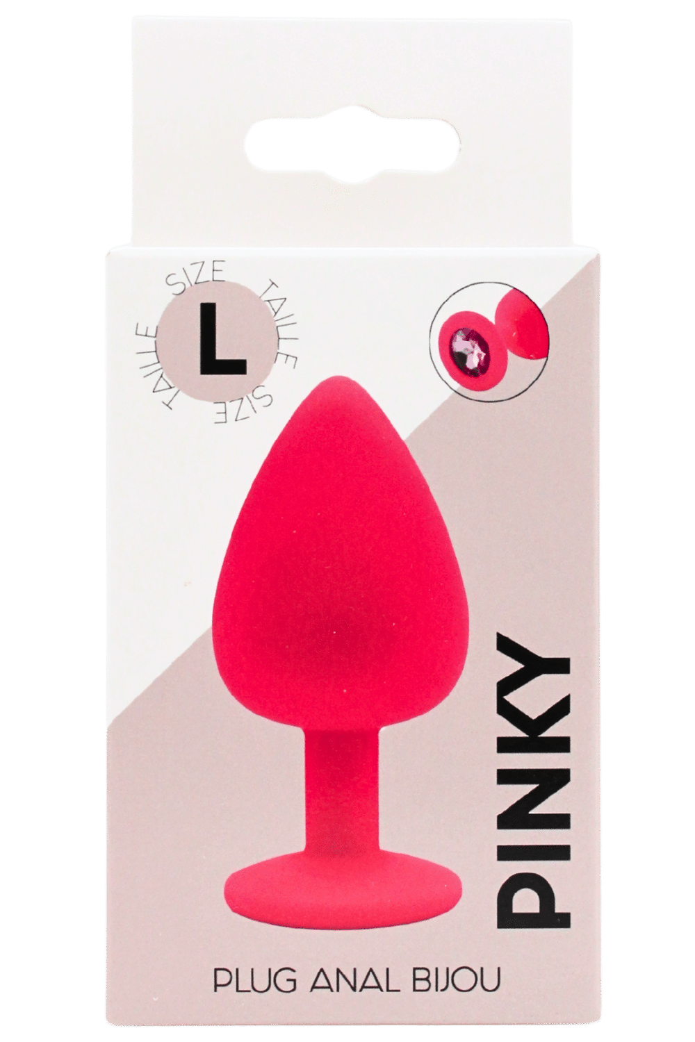 Plug bijou rose Large PINKY