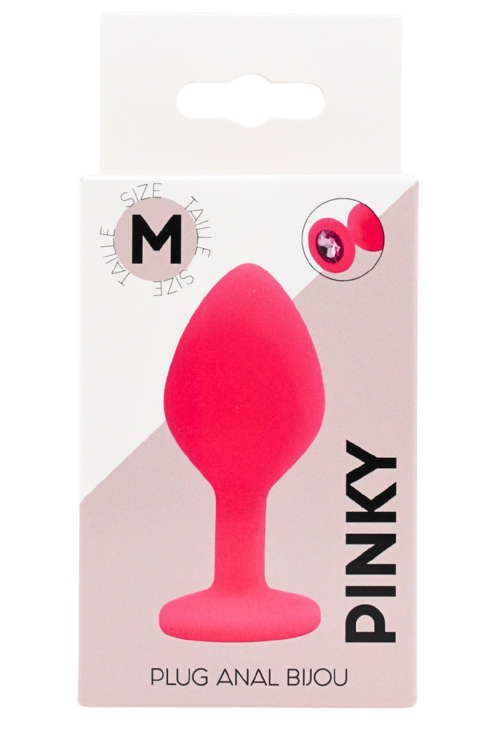Plug bijou rose Medium PINKY