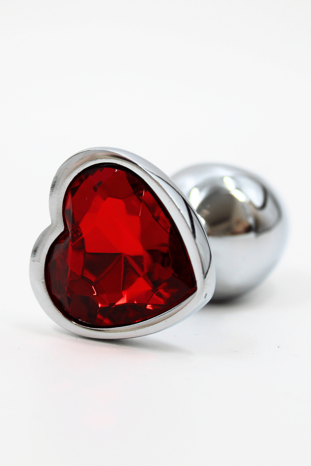 Plug bijou coeur en aluminium bijou rouge Small LOVELY
