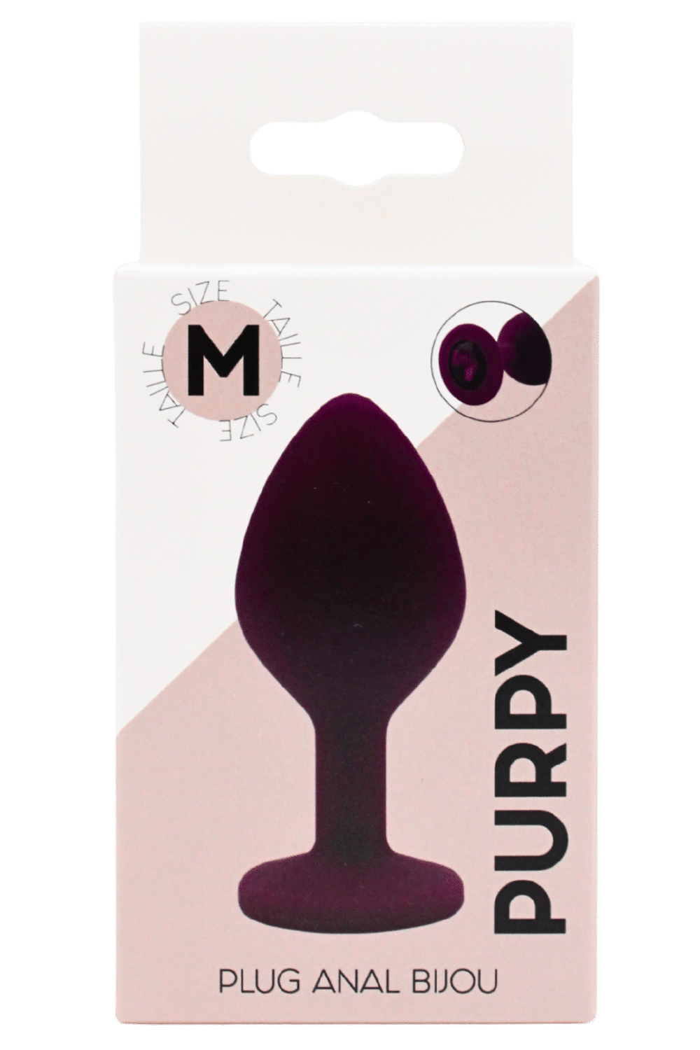 Plug bijou violet Medium PURPY