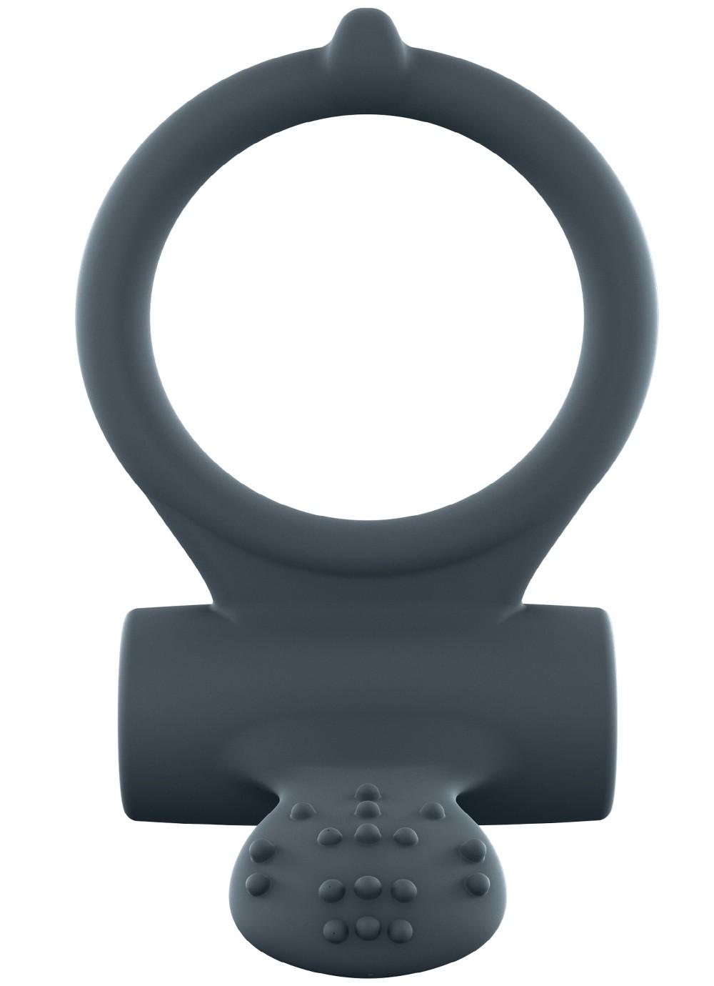 Cockring Vibrant Power Clit + – Noir