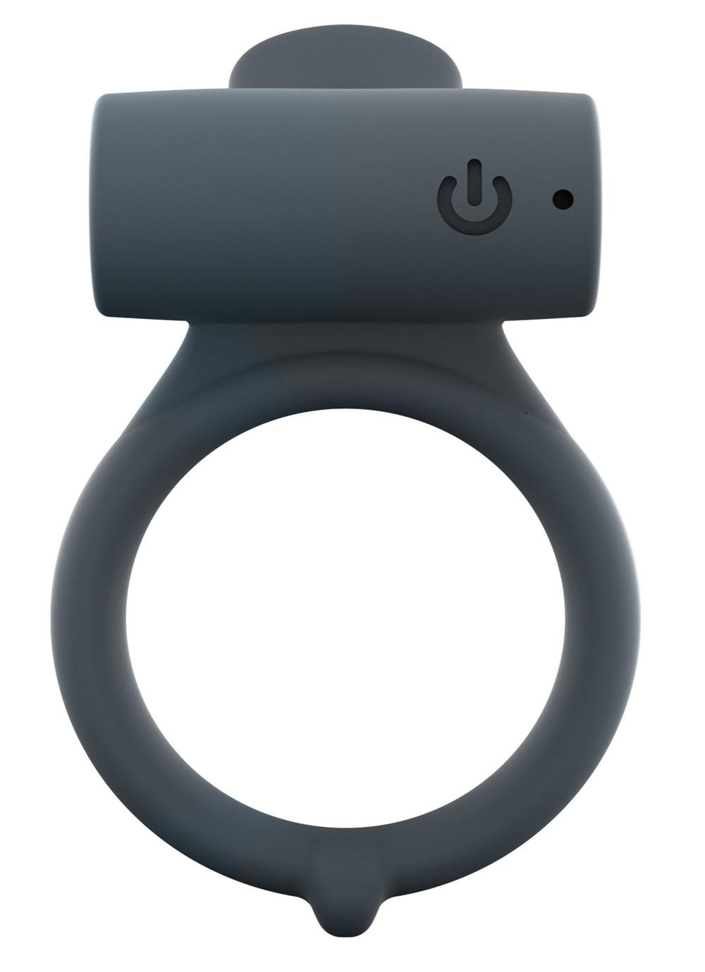 Cockring Vibrant Power Clit + – Noir