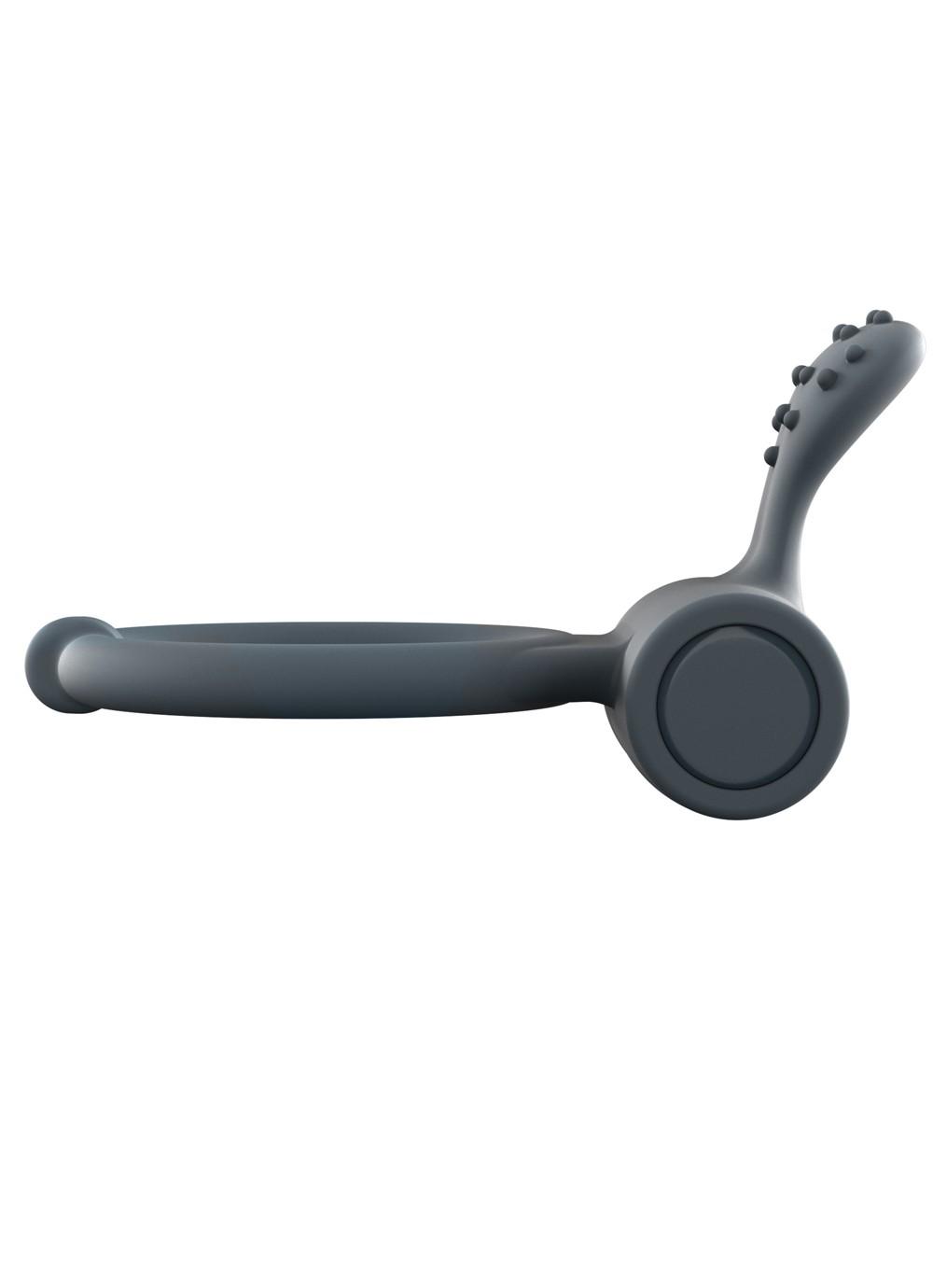 Cockring Vibrant Power Clit + – Noir