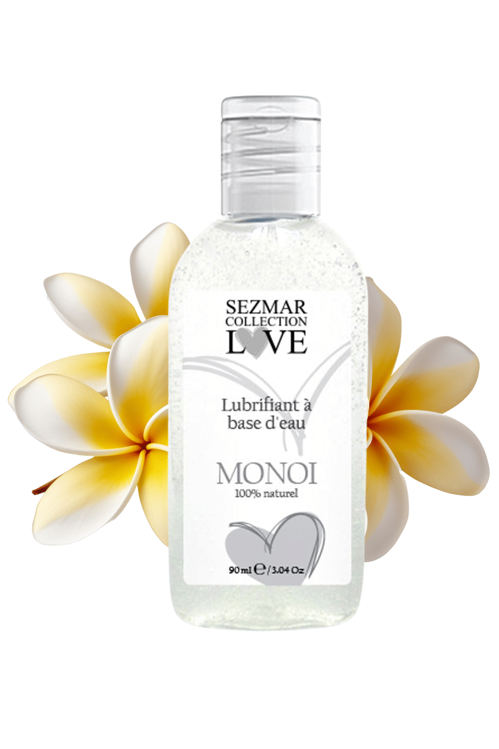 Lubrifiant à base d’eau 100% naturel Monoï 90 ml