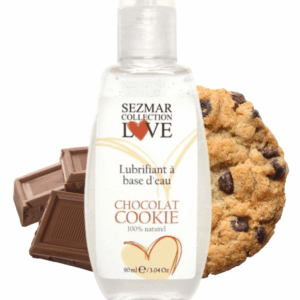 Lubrifiant à base d&rsquo;eau 100% naturel Chocolat Cookie 90 ml