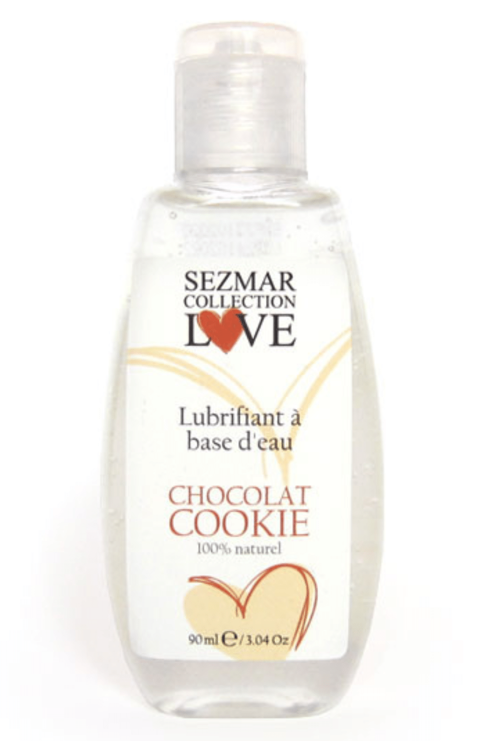 Lubrifiant à base d’eau 100% naturel Chocolat Cookie 90 ml